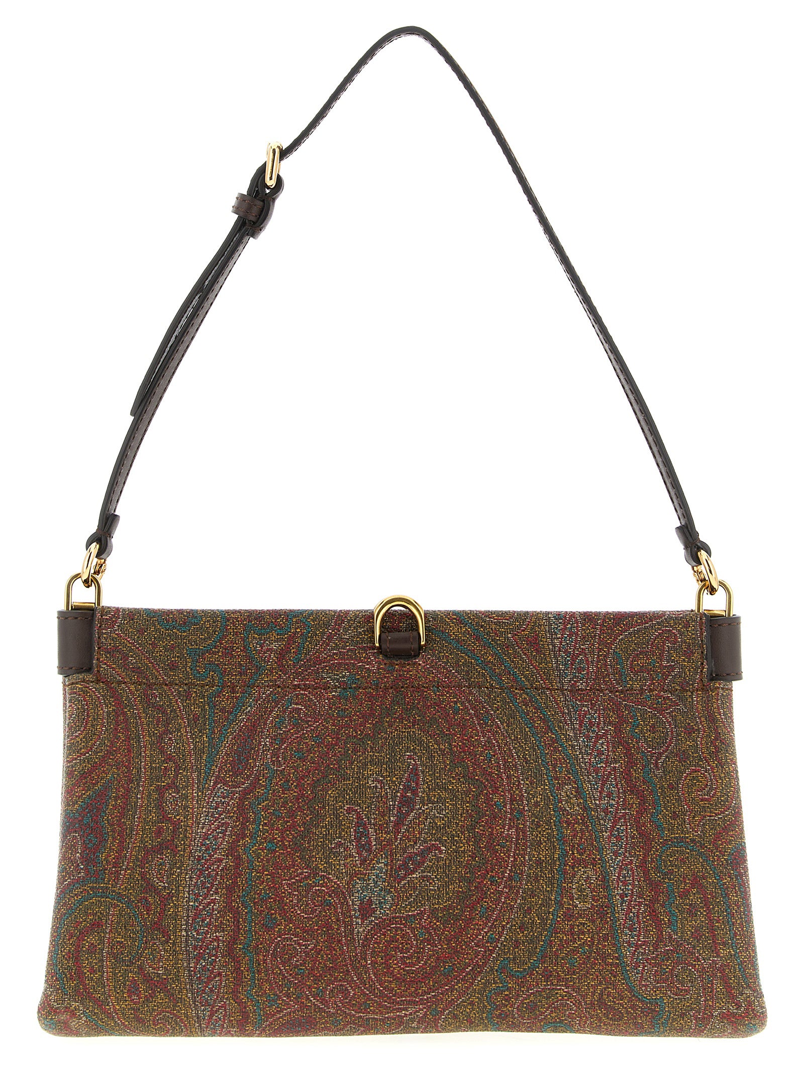Etro Brown Pvc Clutch Bag Etro