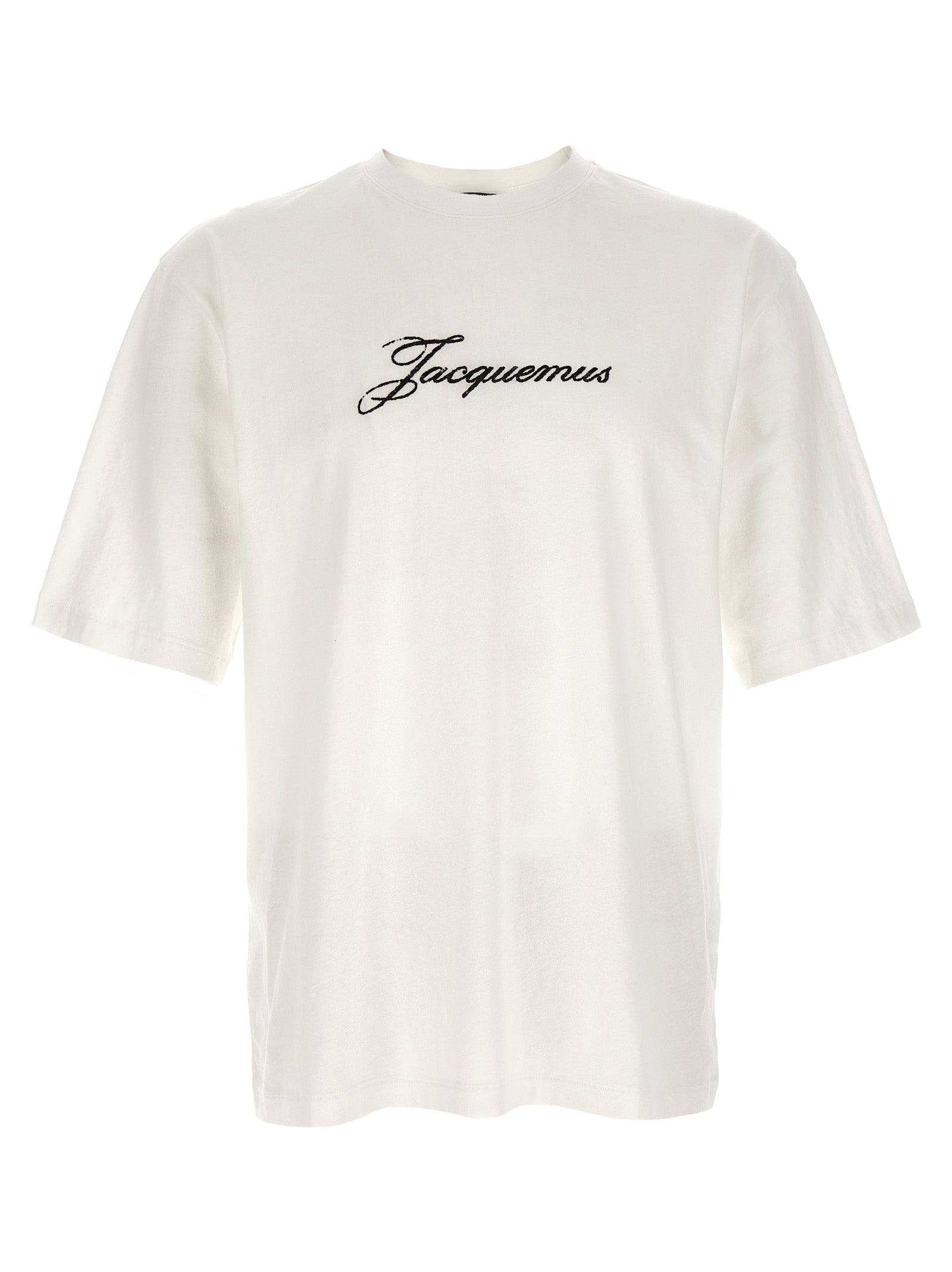 Jacquemus White Cotton T-Shirt Jacquemus
