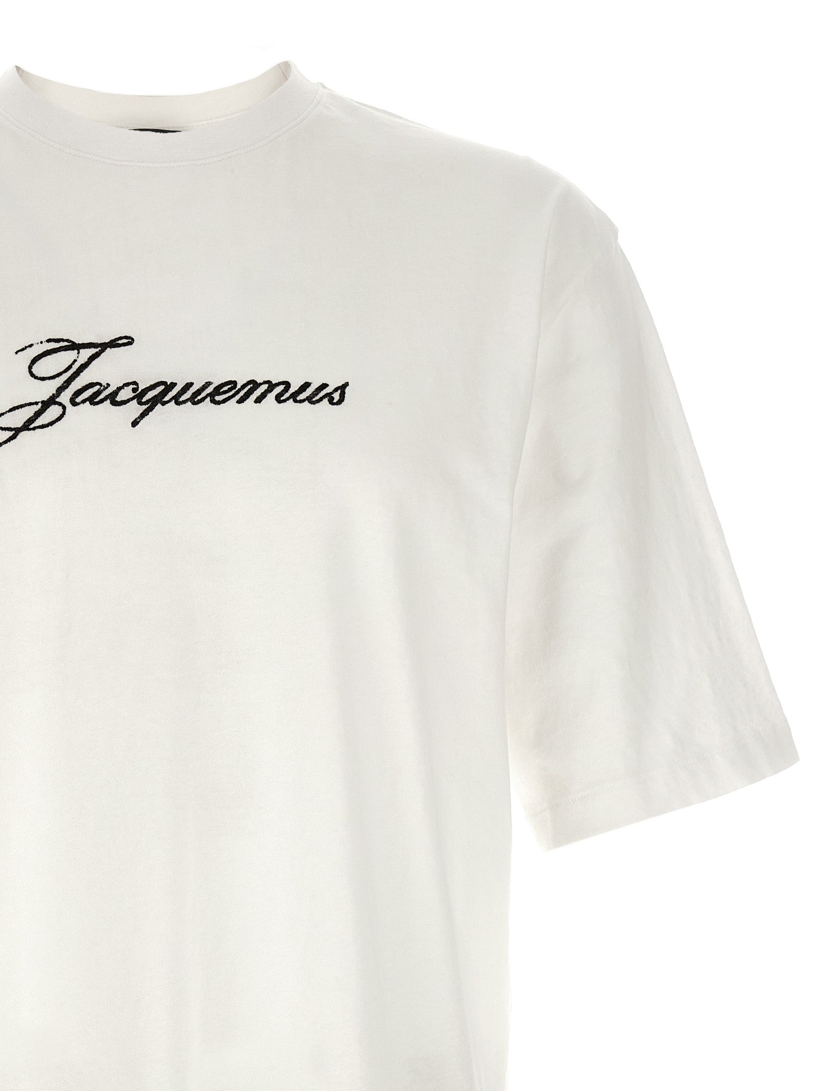 Jacquemus White Cotton T-Shirt Jacquemus
