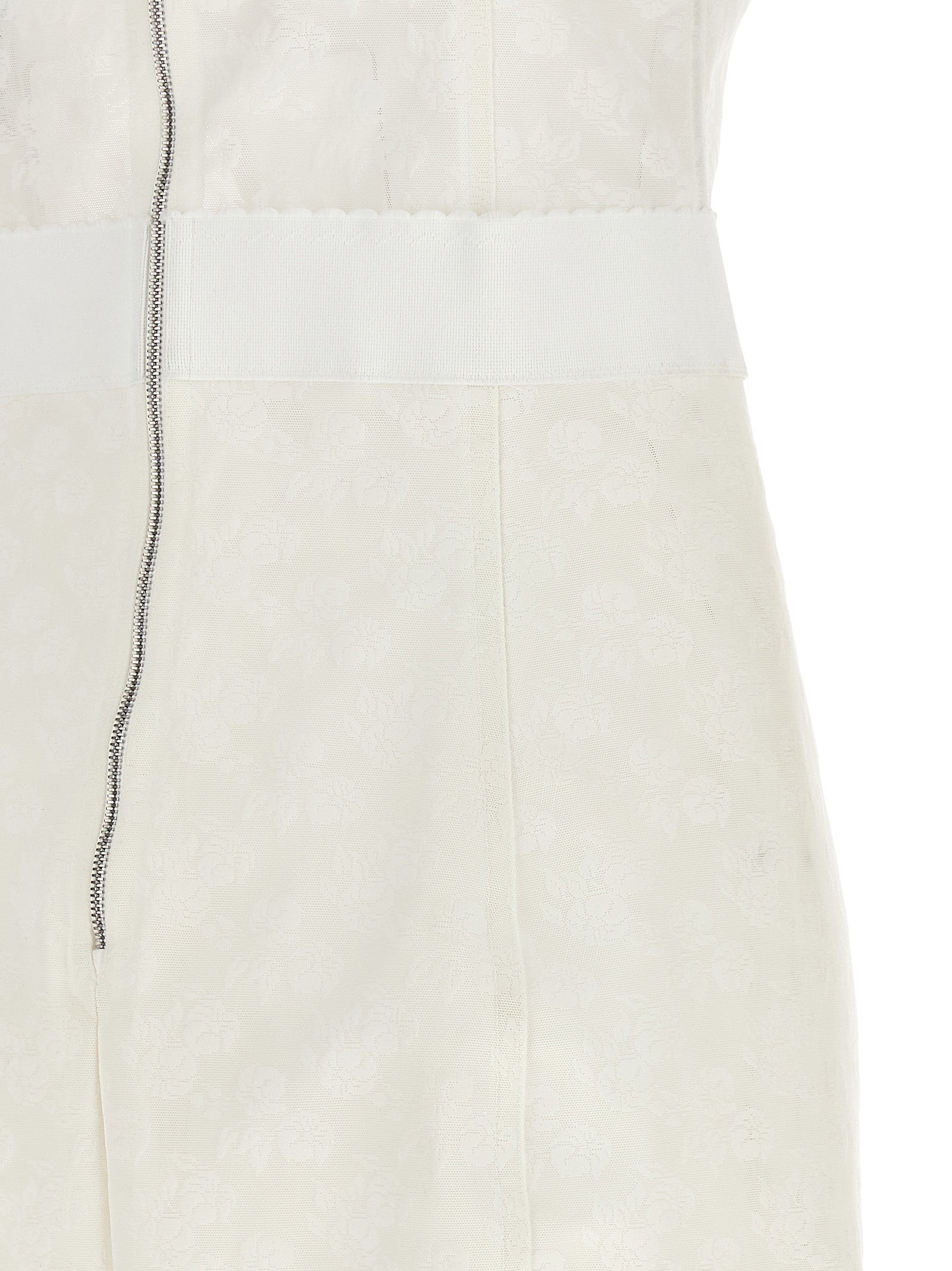 Dolce & Gabbana White Polyamide Midi Dress Dolce & Gabbana