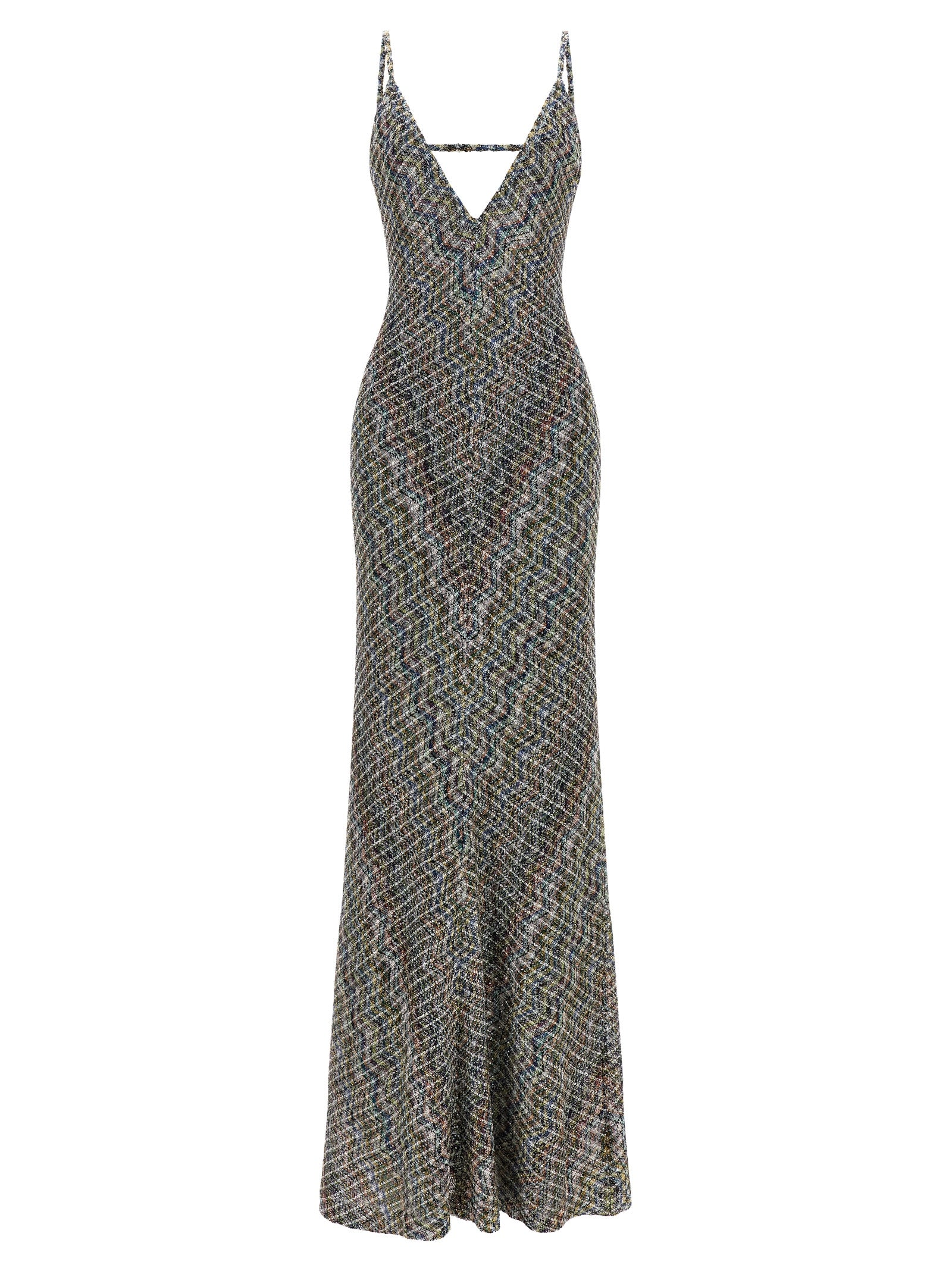 Missoni Multicolor Viscose Long Dress Missoni