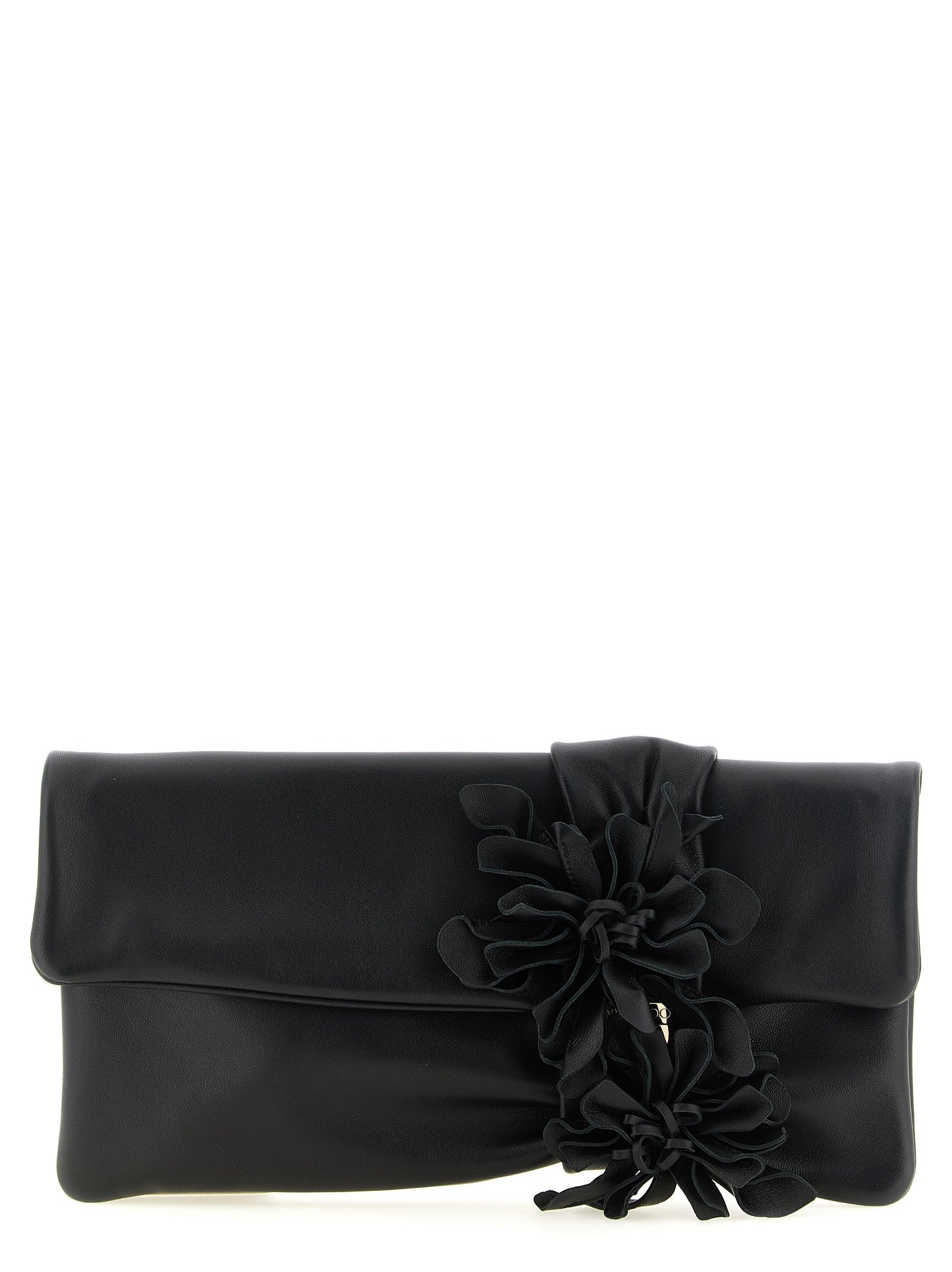 Jimmy Choo Black Lamb Leather Clutch Bag Jimmy Choo