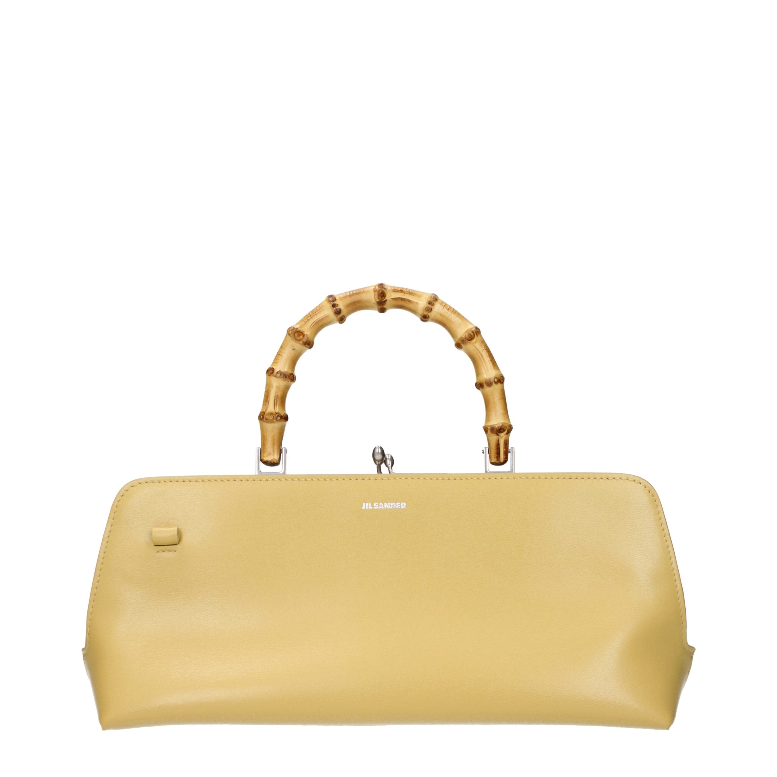 Jil Sander Yellow Leather Crossbody Bag Jil Sander