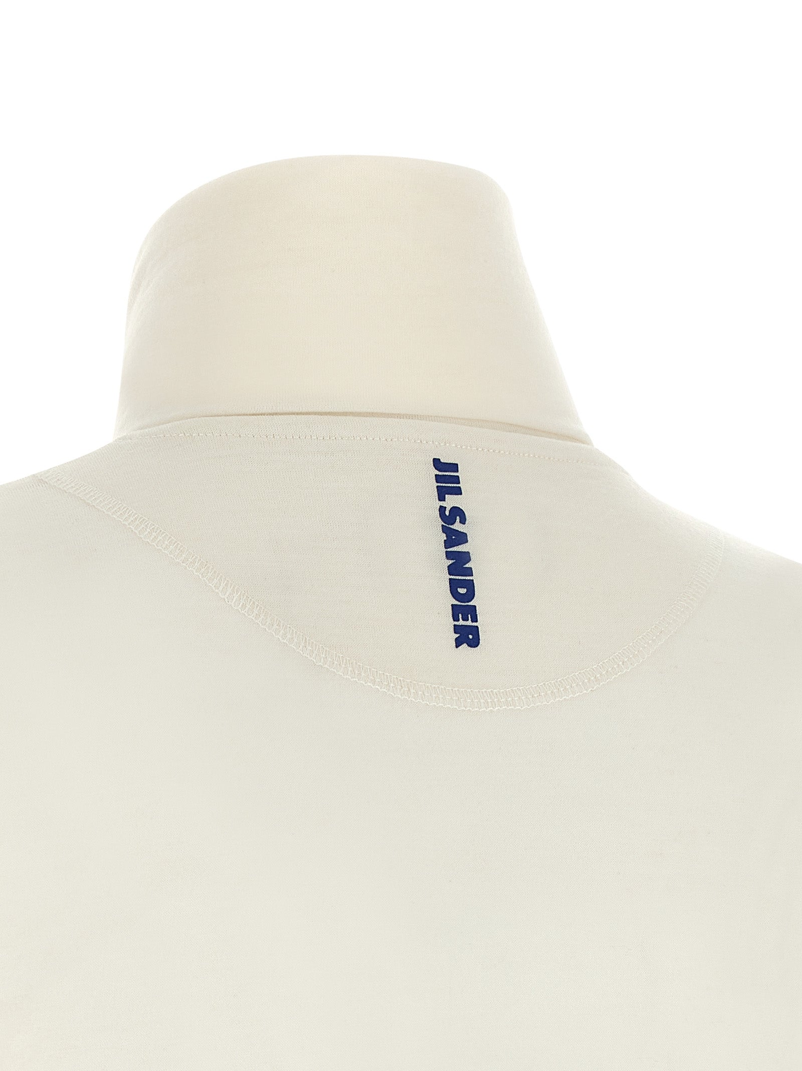 Jil Sander White Polyester Cardigan Jil Sander