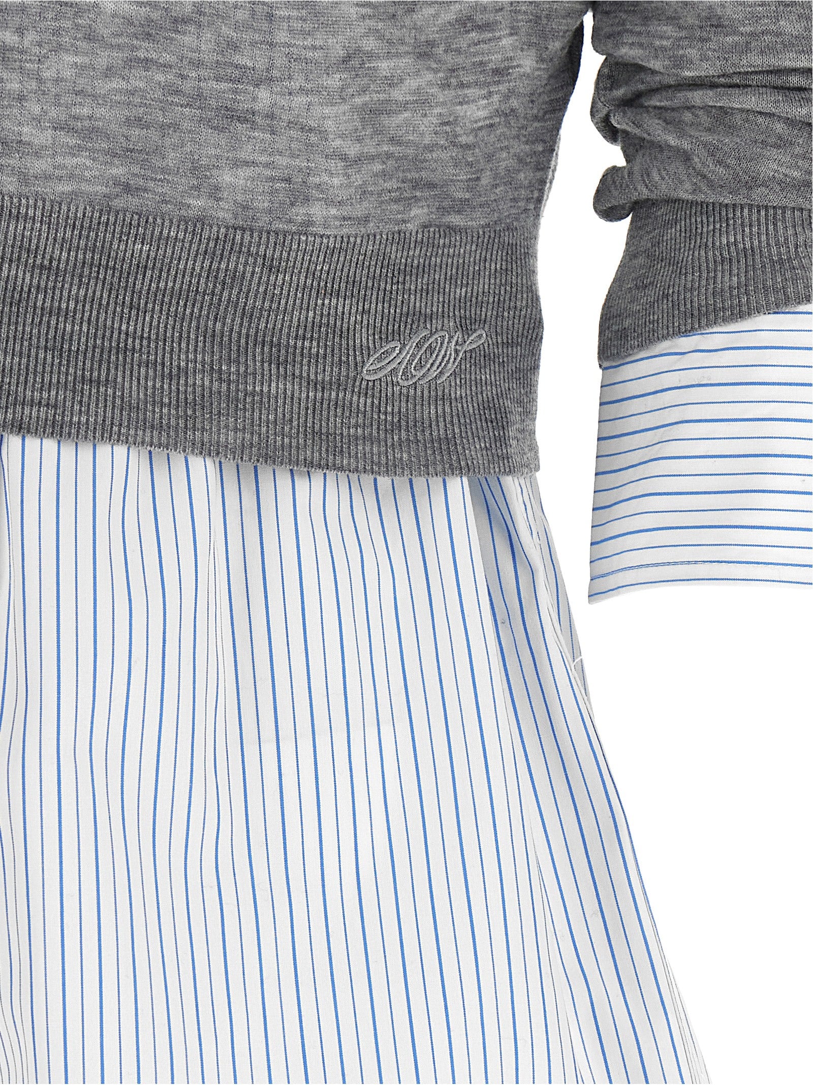 Alexander Wang Gray Wool Blouse Alexander Wang