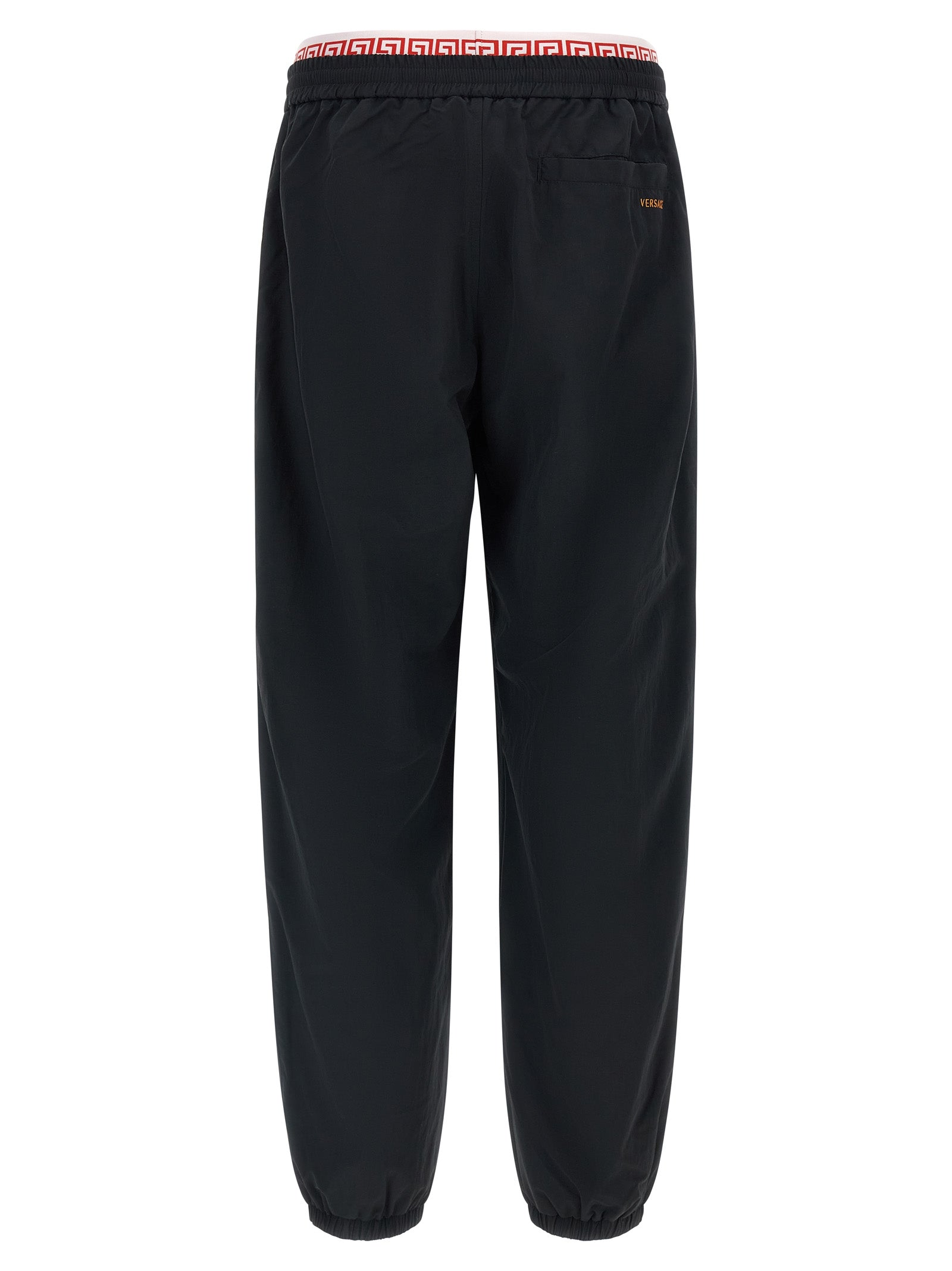 Versace Black Polyamide Joggers (Workout Pants) Versace
