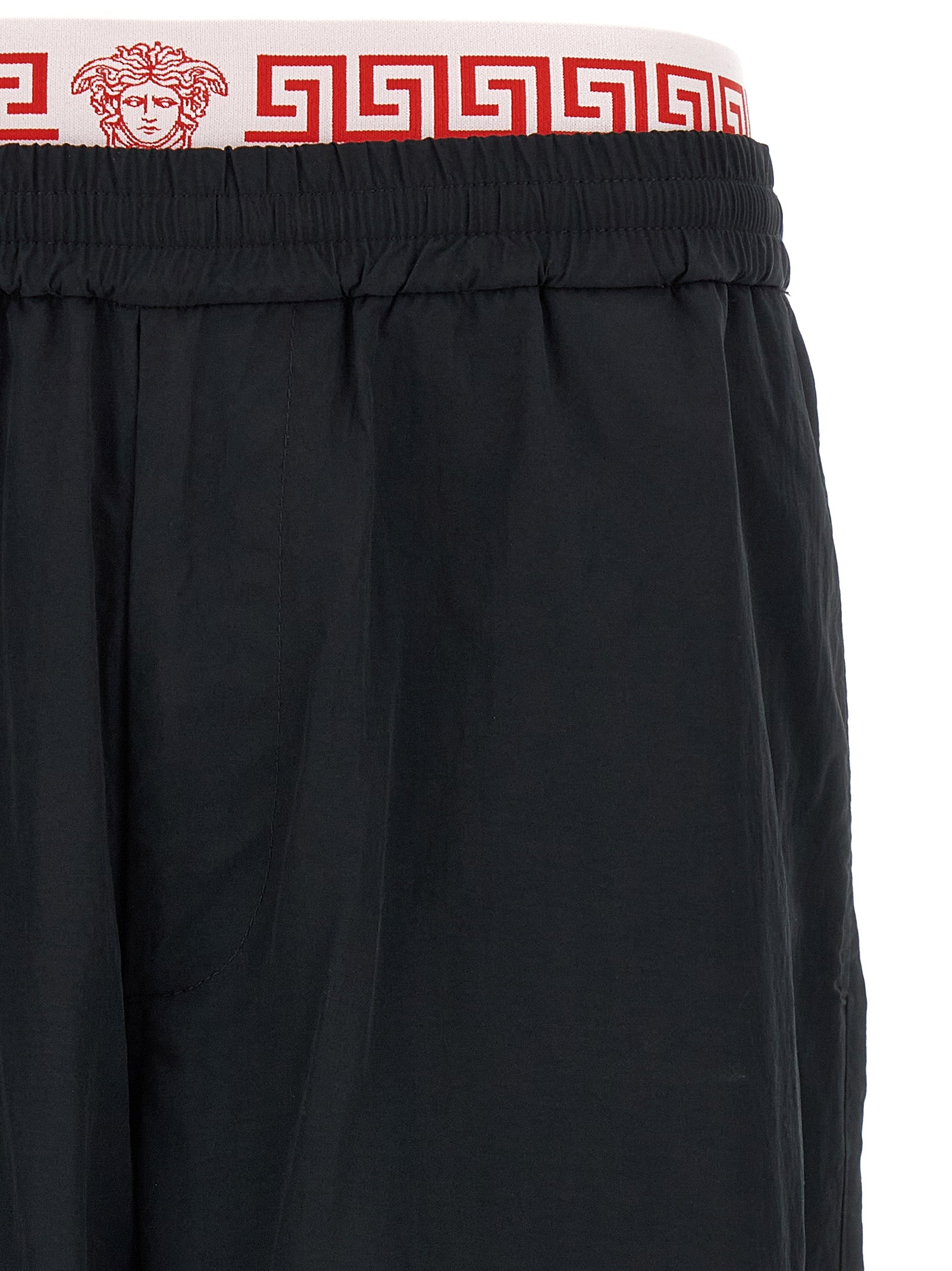 Versace Black Polyamide Joggers (Workout Pants) Versace