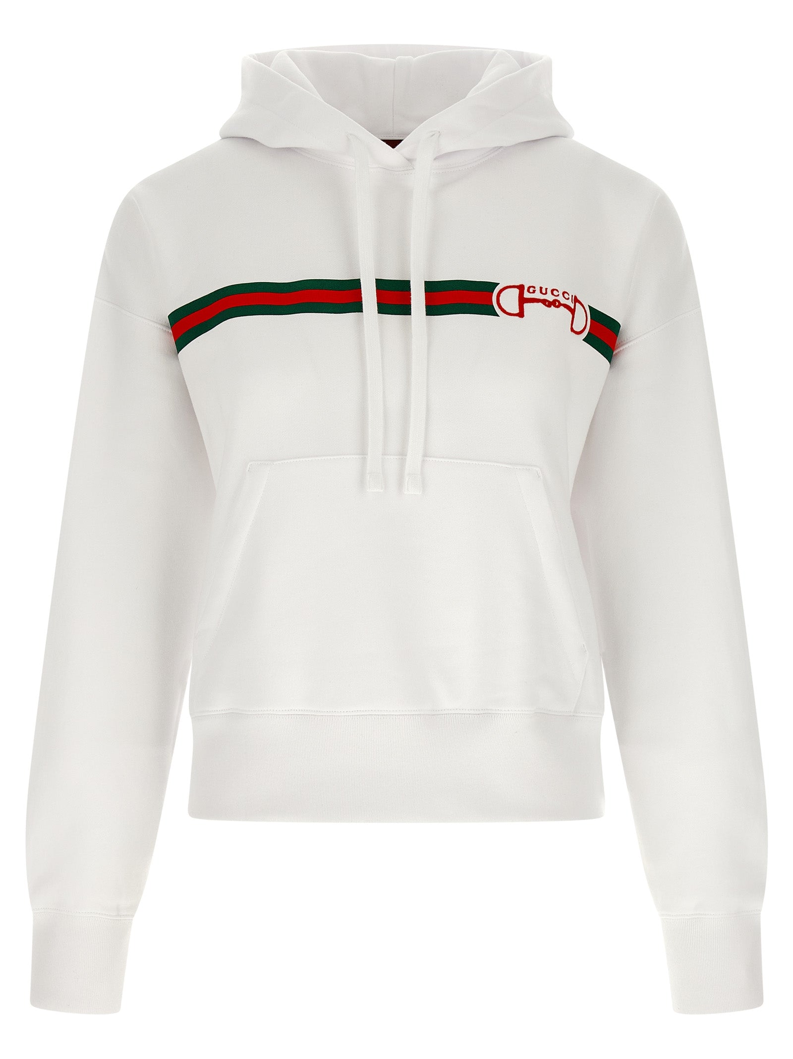 Gucci White Cotton Hoodie Gucci