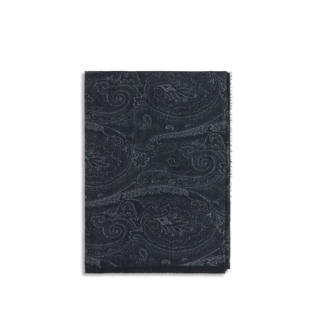 Etro Black Modal Scarf Etro