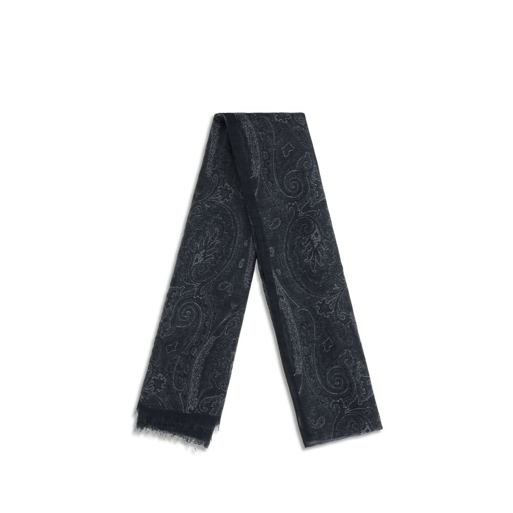 Etro Black Modal Scarf Etro