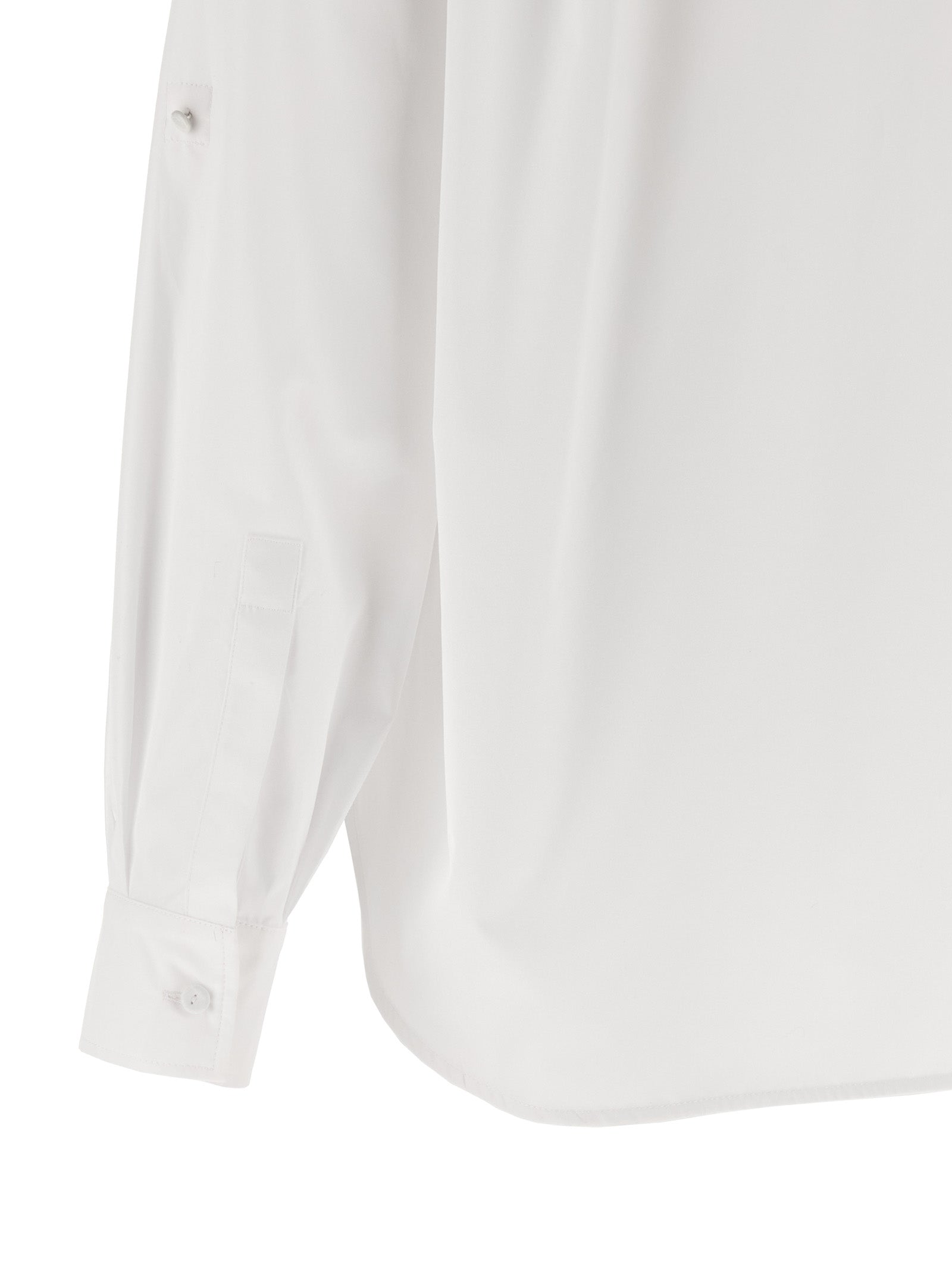 Max Mara White Cotton Blouse Max Mara