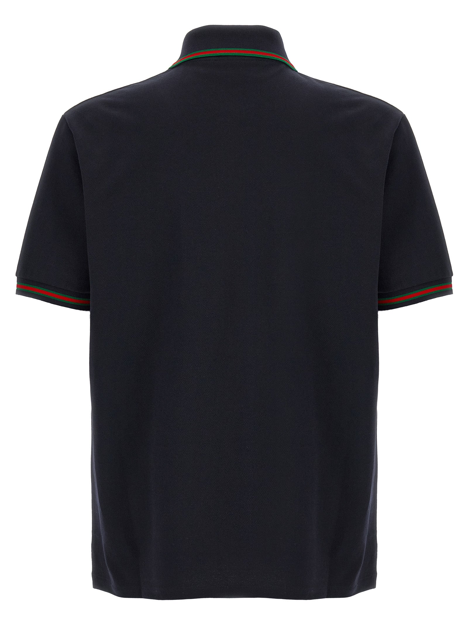 Gucci Blue Cotton Polo Shirt Gucci