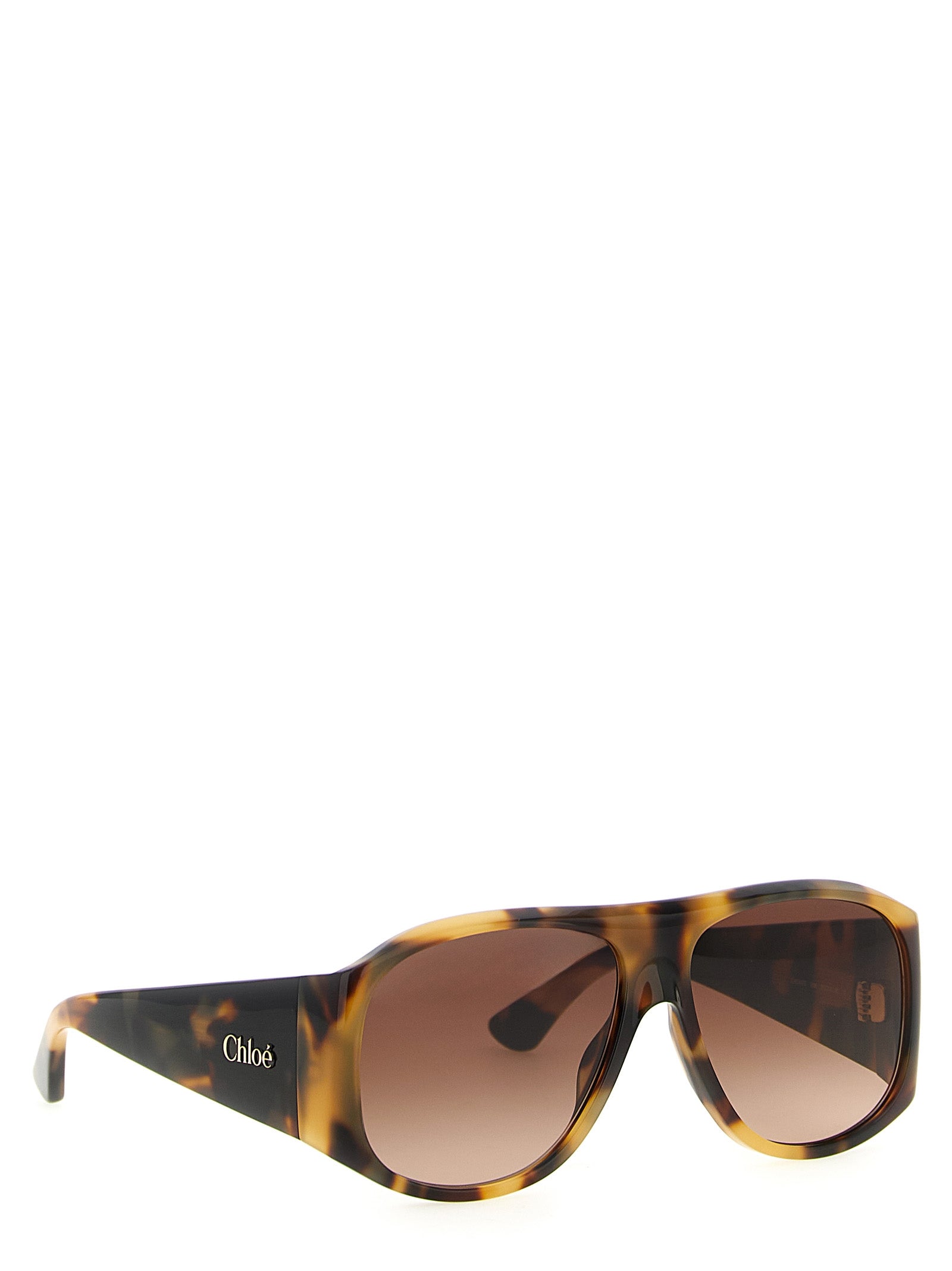 Chloé Brown Acetate Sunglasses Chloé
