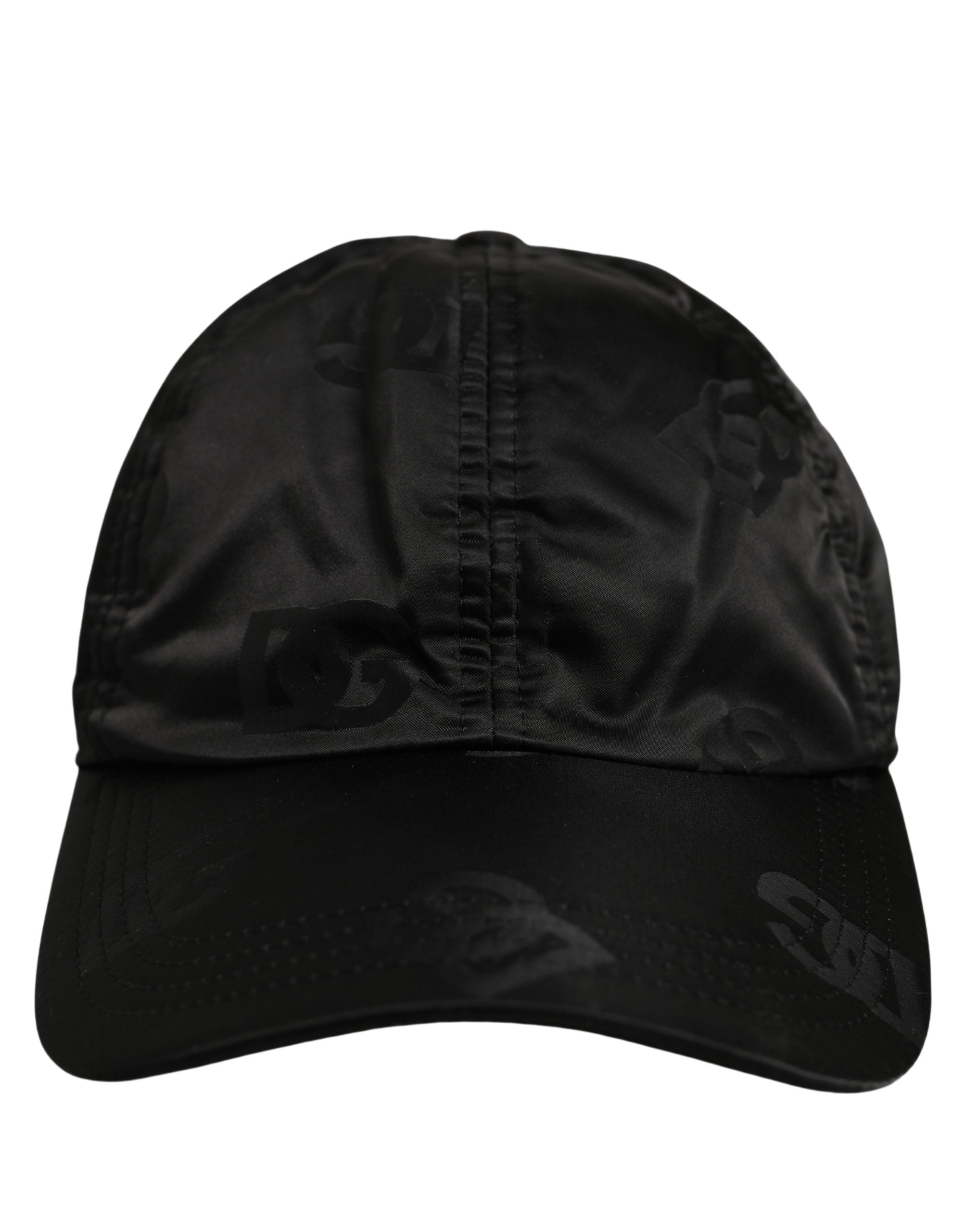 Dolce & Gabbana Men Black DG Monogram Baseball Capello Hat Dolce & Gabbana