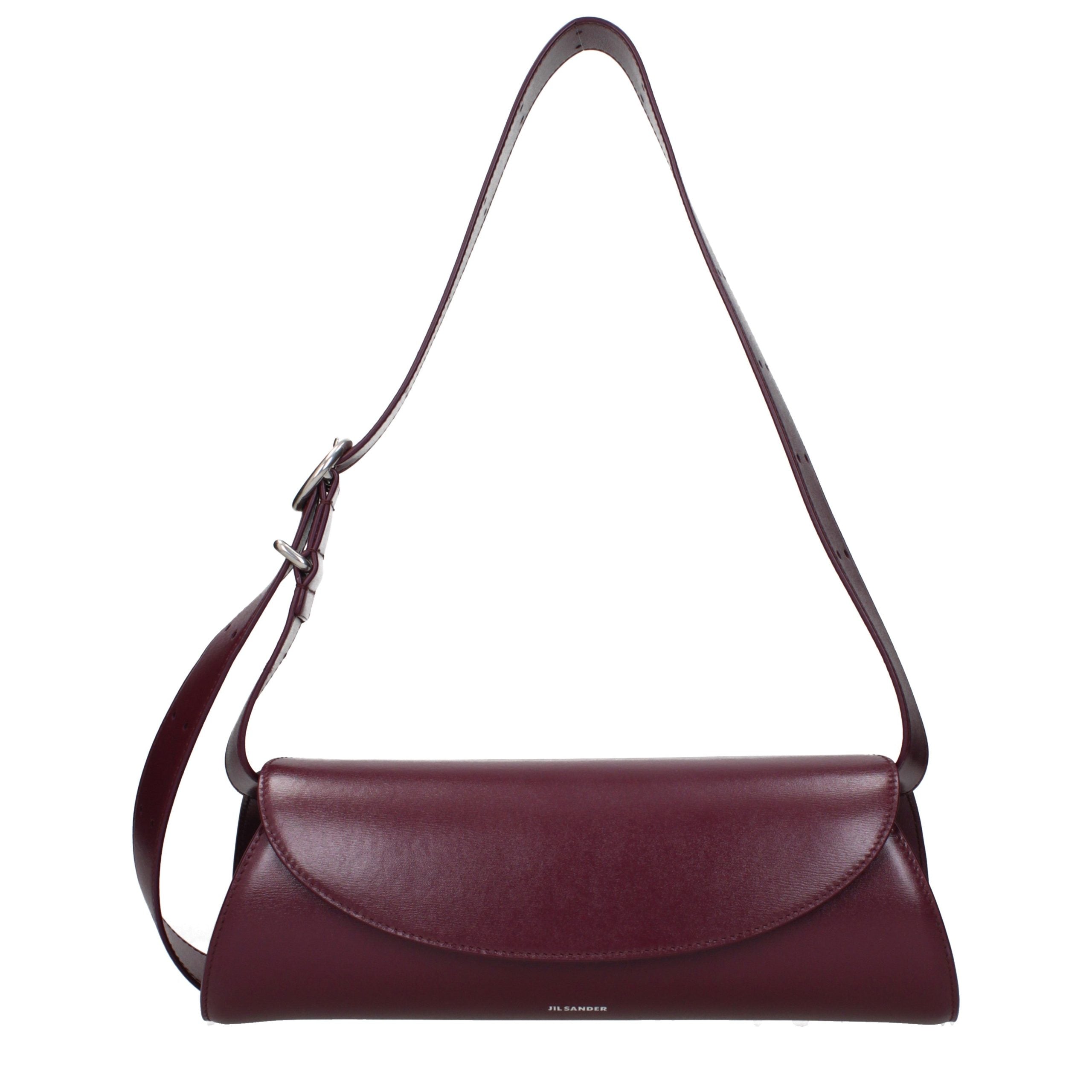 Jil Sander Red Leather Crossbody Bag Jil Sander