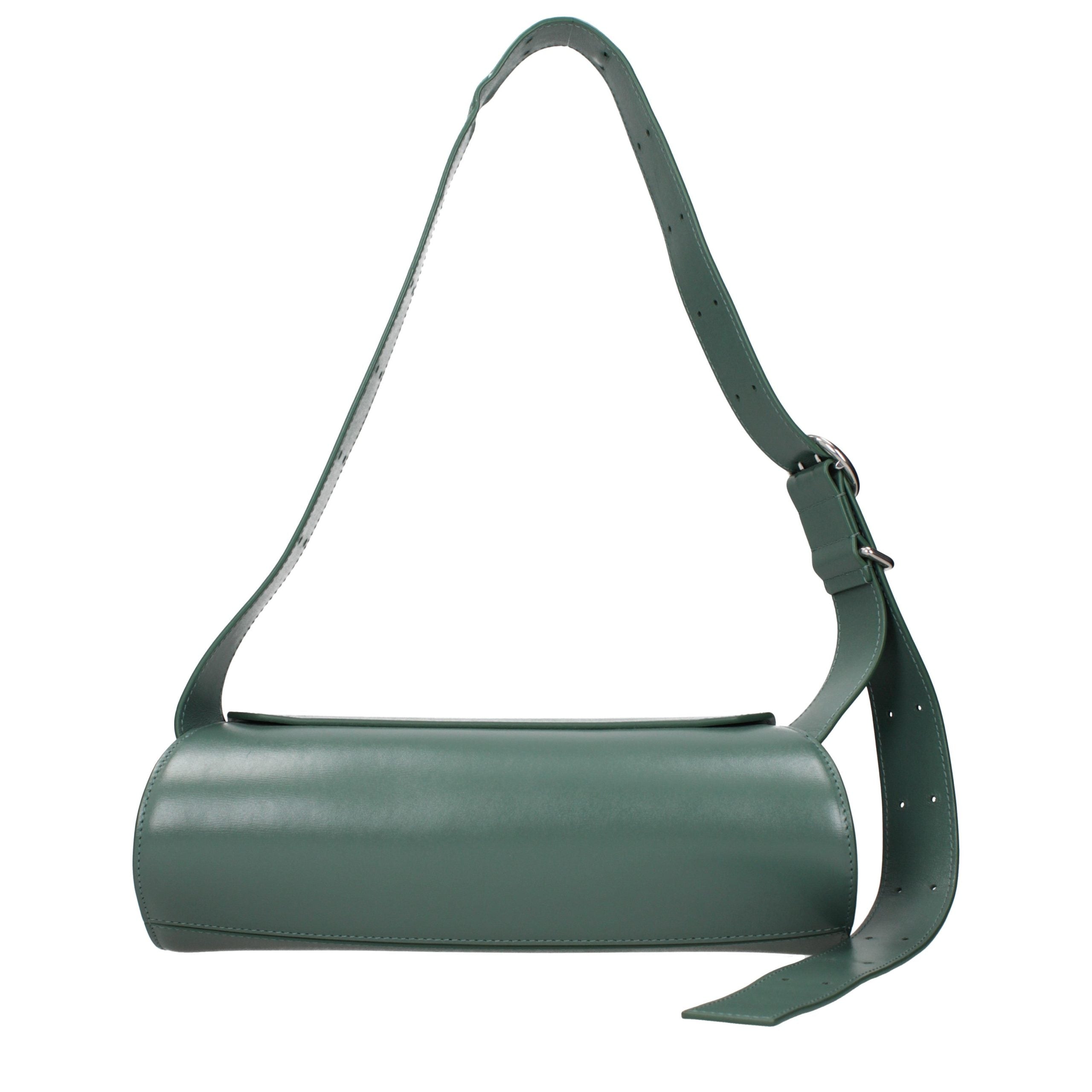Jil Sander Green Leather Crossbody Bag Jil Sander