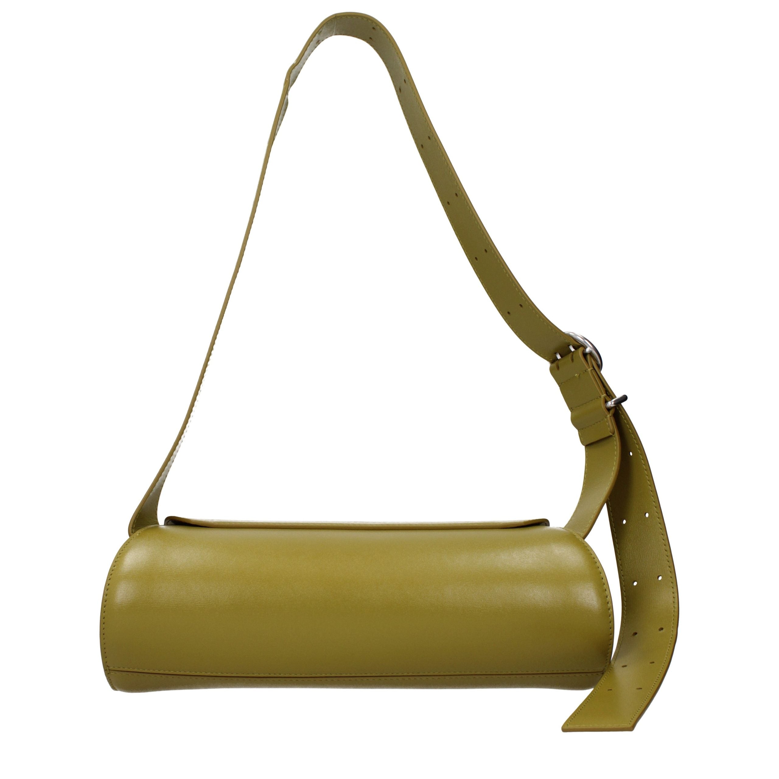 Jil Sander Green Leather Crossbody Bag Jil Sander
