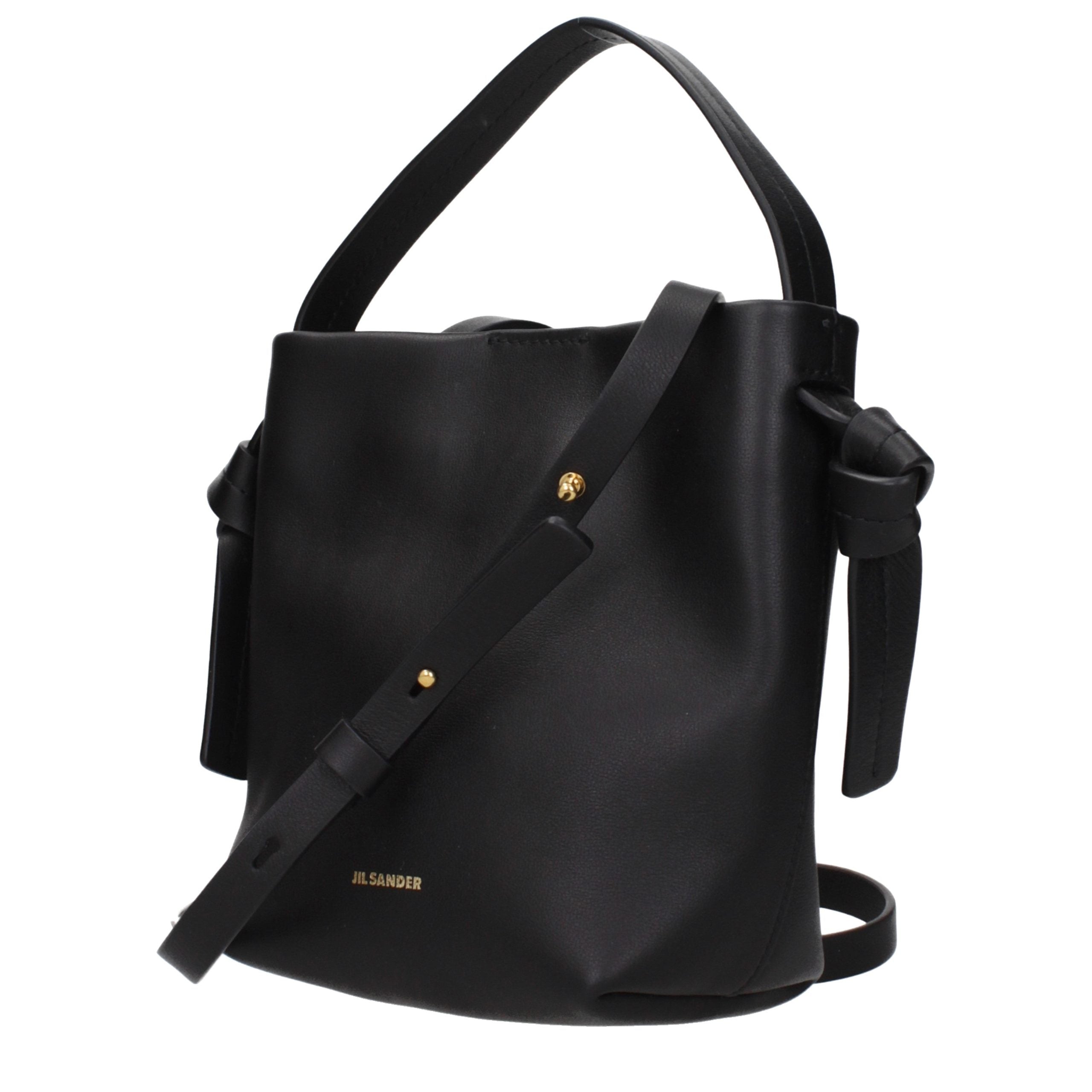 Jil Sander Black Leather Handbag Jil Sander