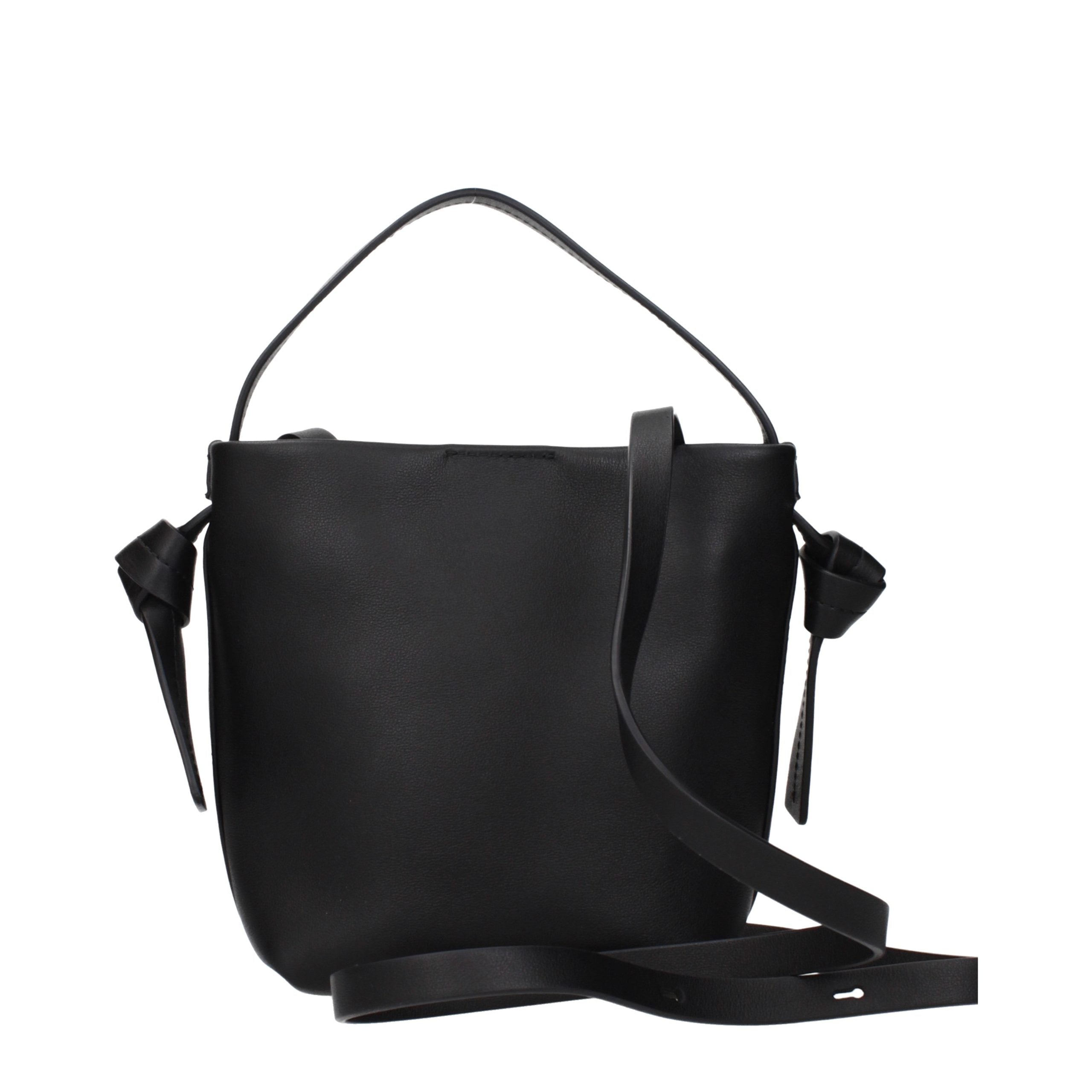 Jil Sander Black Leather Handbag Jil Sander