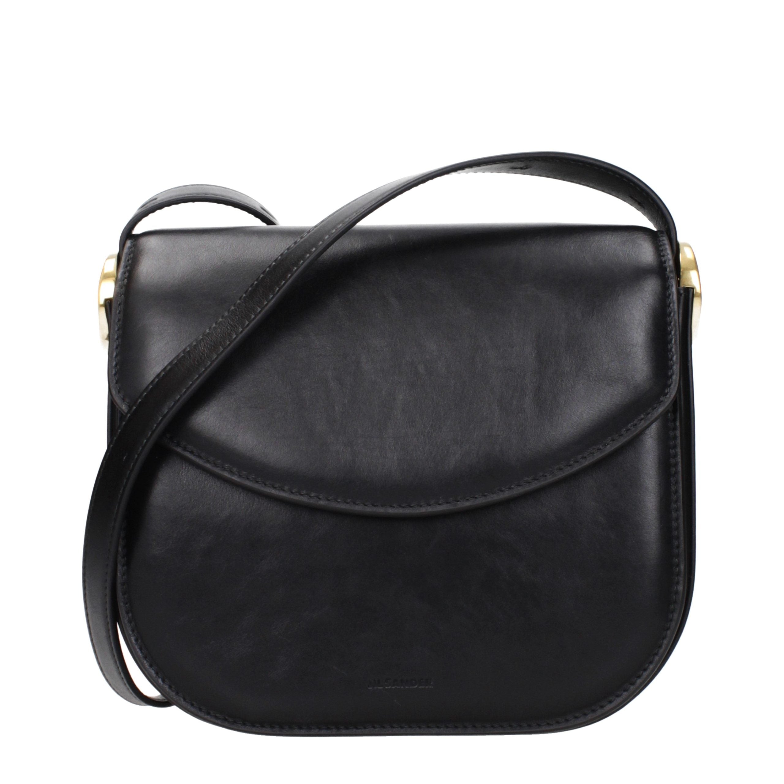 Jil Sander Black Leather Crossbody Bag Jil Sander
