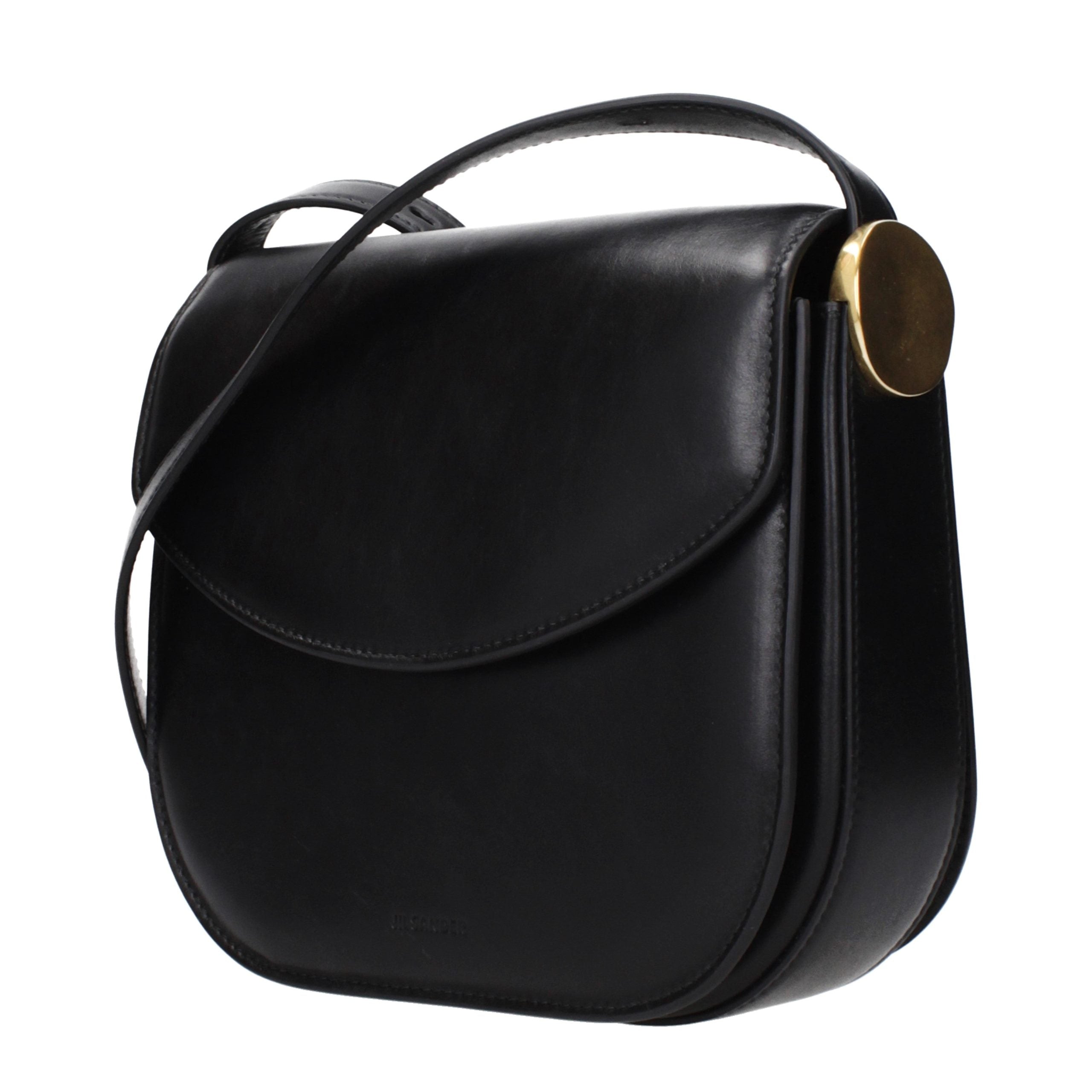 Jil Sander Black Leather Crossbody Bag Jil Sander