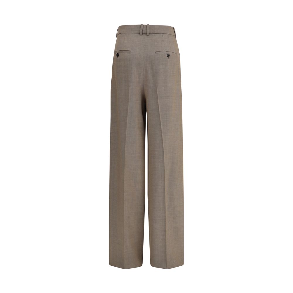 Saint Laurent Beige Wool Casual Pants Saint Laurent