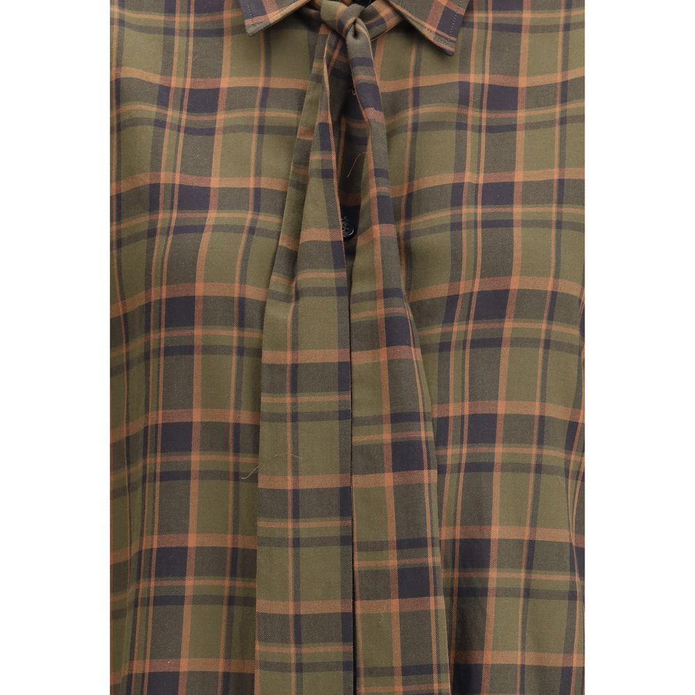 Saint Laurent Bicolor Cotton Shirt Saint Laurent