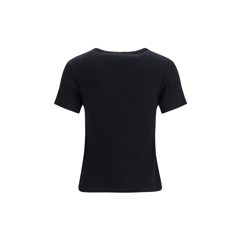 Off-White Black Cotton T-Shirt Off-White