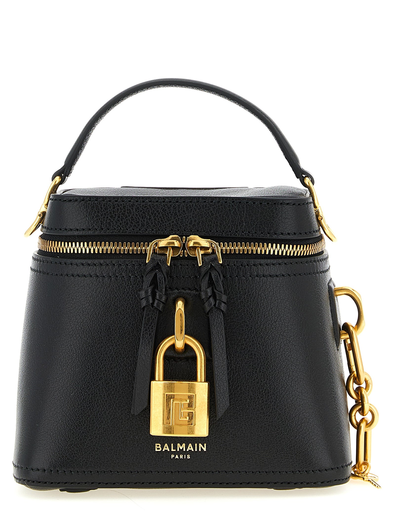Balmain Black Calfskin Handbag Balmain