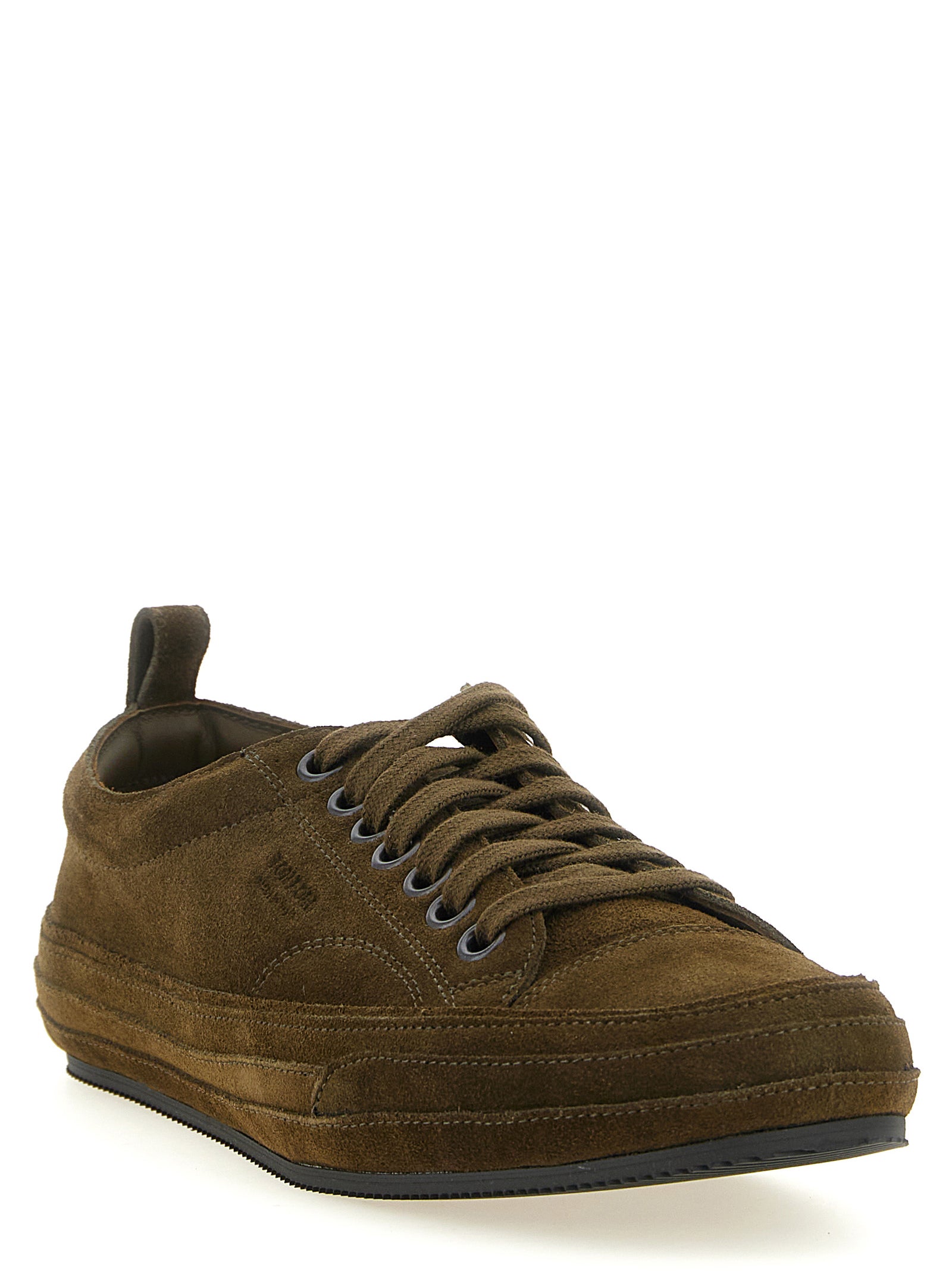 Tom Ford Bicolor Leather Low Top Sneakers Tom Ford