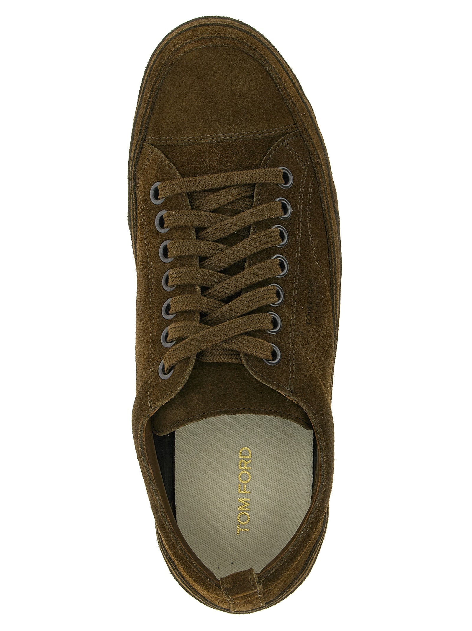 Tom Ford Bicolor Leather Low Top Sneakers Tom Ford
