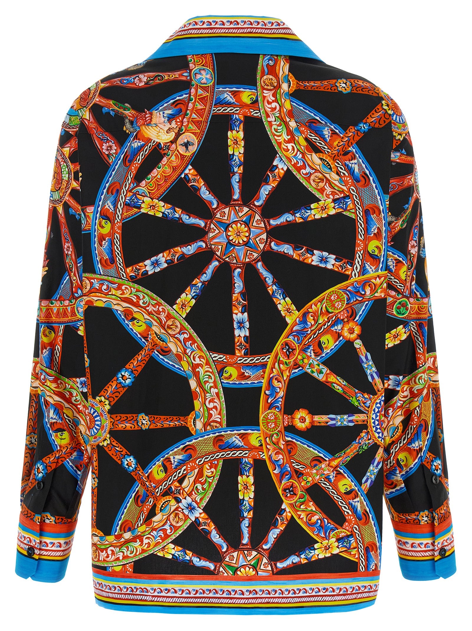 Dolce & Gabbana Multicolor Cotton Blouse Dolce & Gabbana