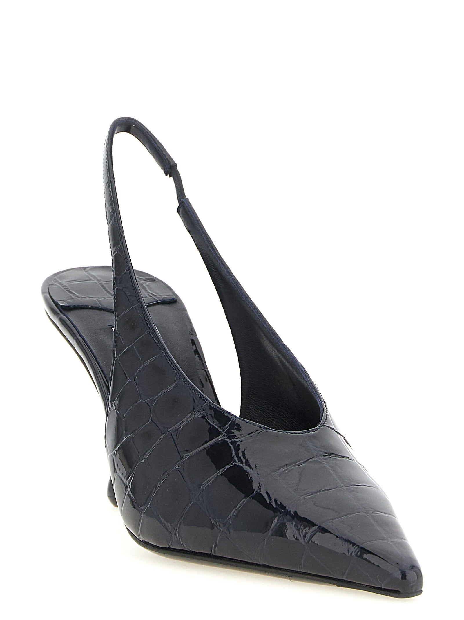 Jimmy Choo Blue Leather High Heel Pumps Jimmy Choo