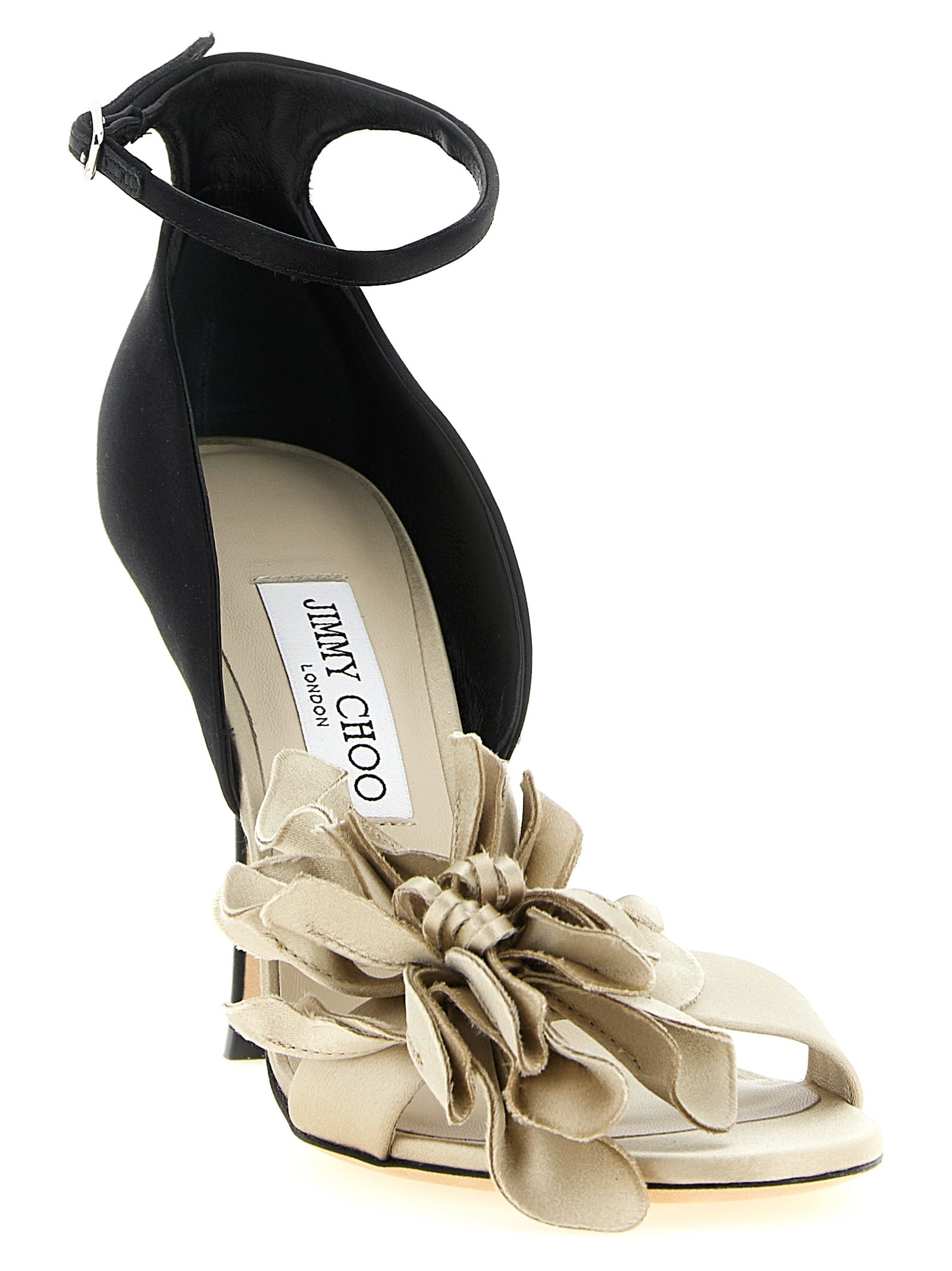 Jimmy Choo Multicolor Tencel Stiletto Heel Sandals Jimmy Choo