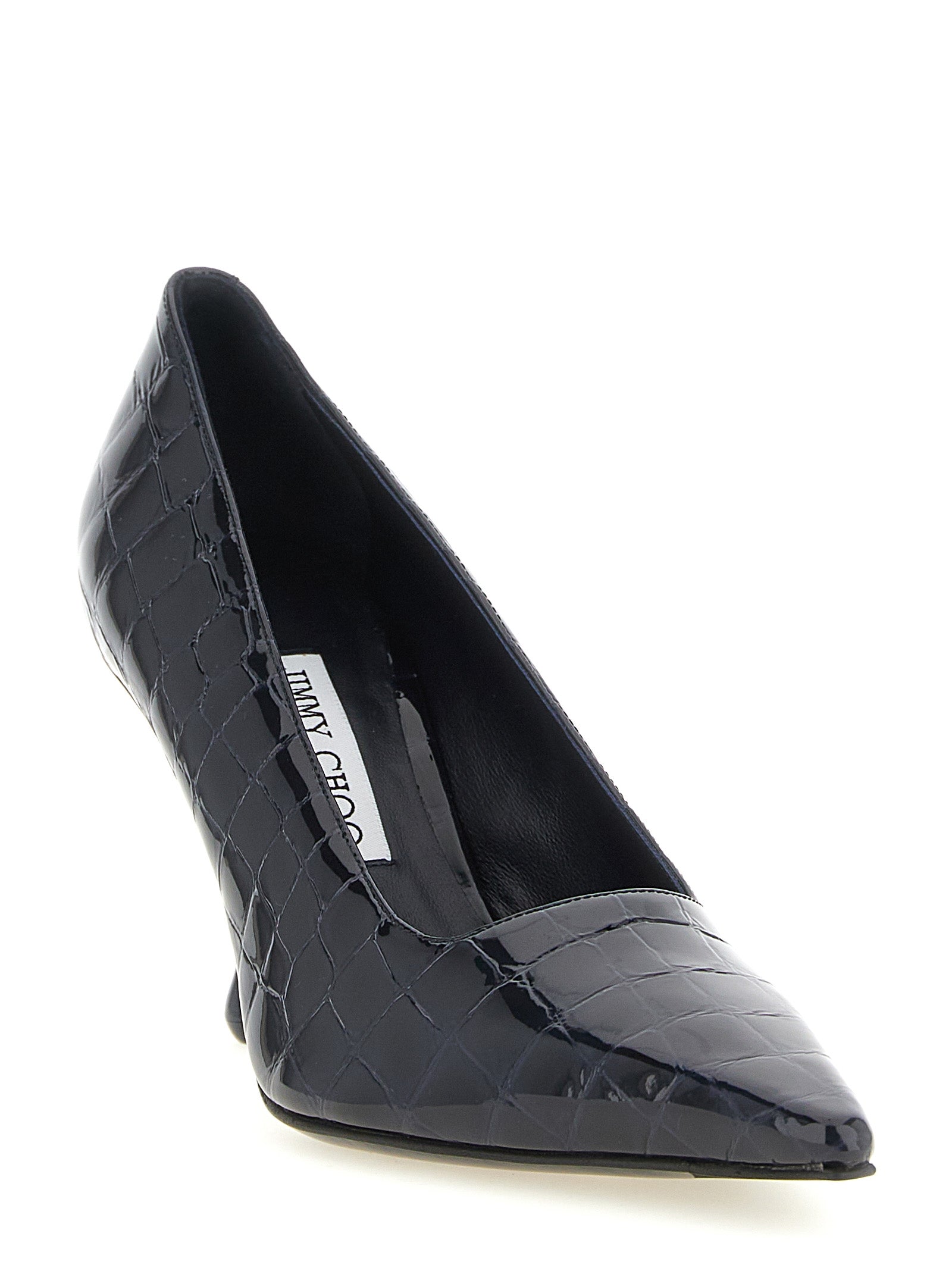 Jimmy Choo Blue Leather High Heel Pumps Jimmy Choo