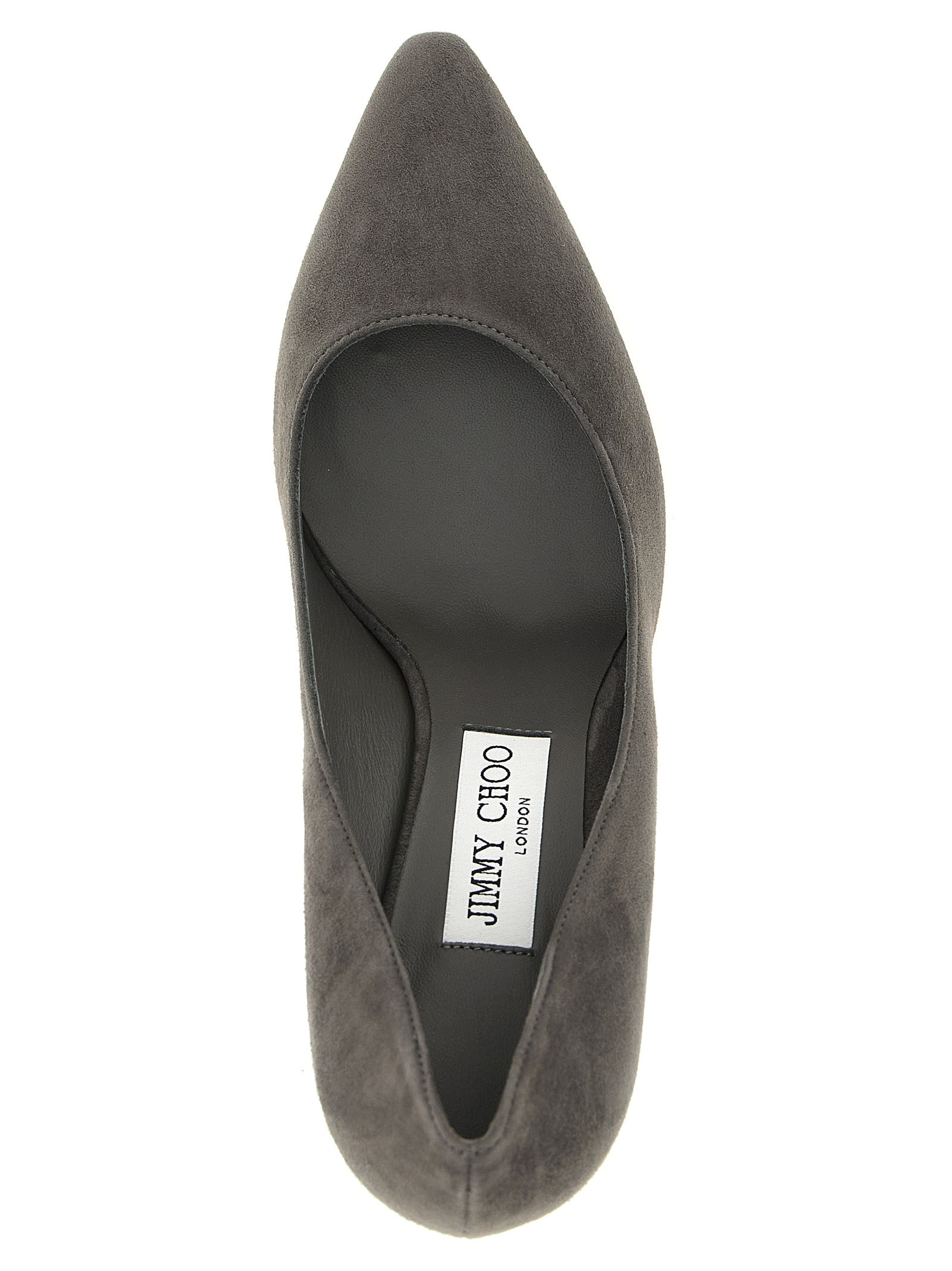Jimmy Choo Gray Leather High Heel Pumps Jimmy Choo
