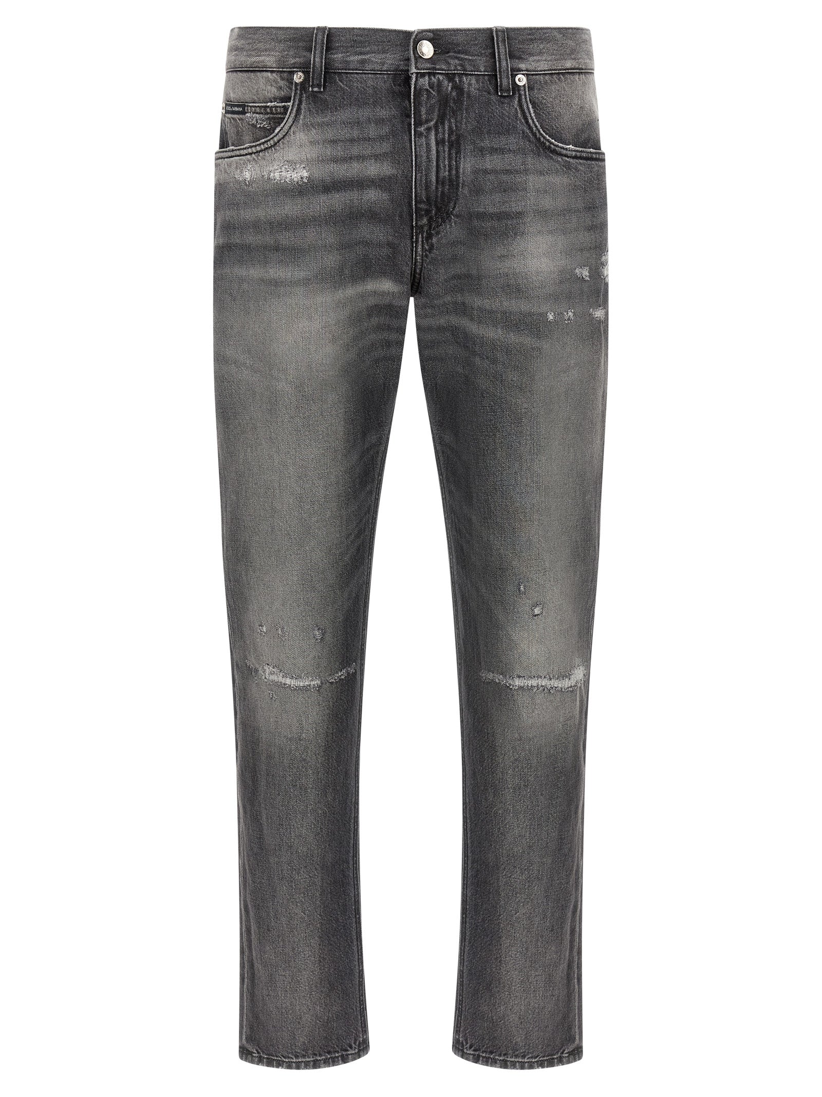 Dolce & Gabbana Gray Cotton Jeans Denim Dolce & Gabbana