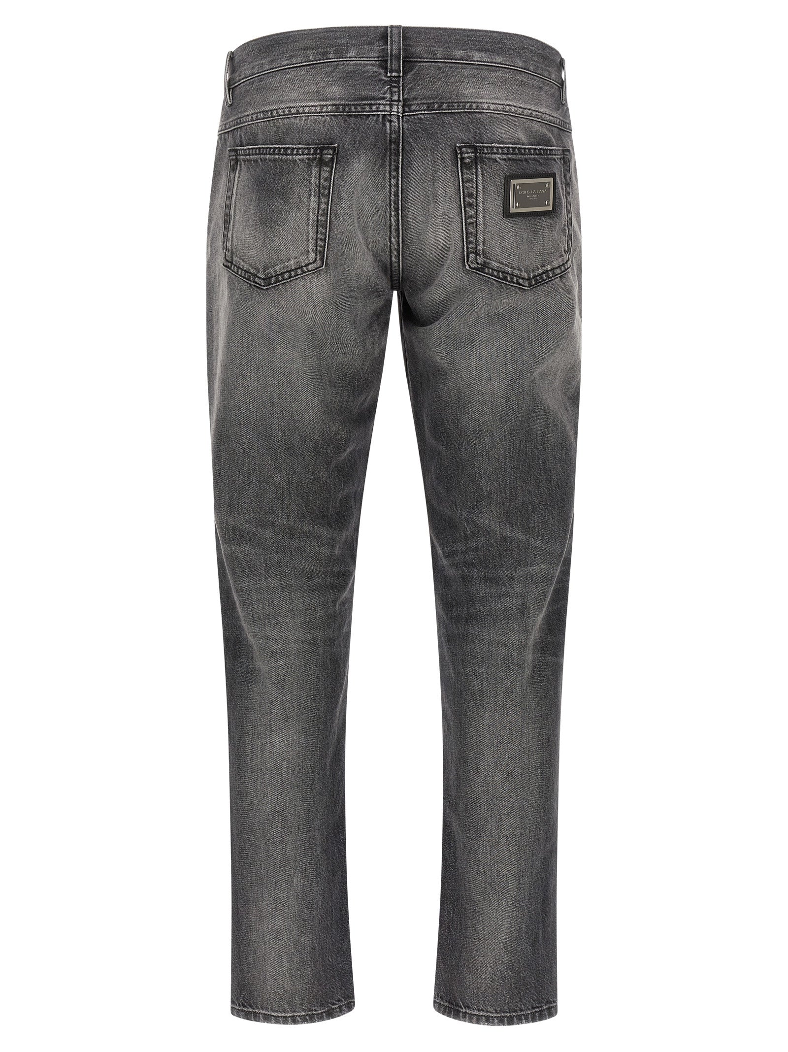 Dolce & Gabbana Gray Cotton Jeans Denim Dolce & Gabbana