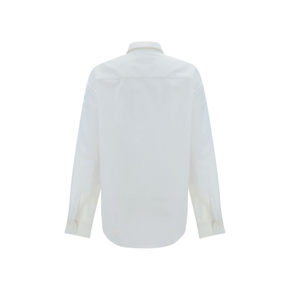 Ami Paris White Cotton Dress Shirt Ami Paris