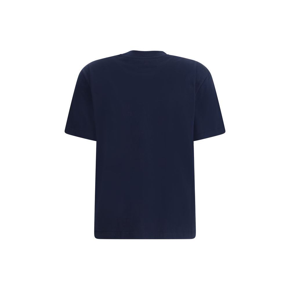 Ami Paris Blue Cotton T-Shirt Ami Paris