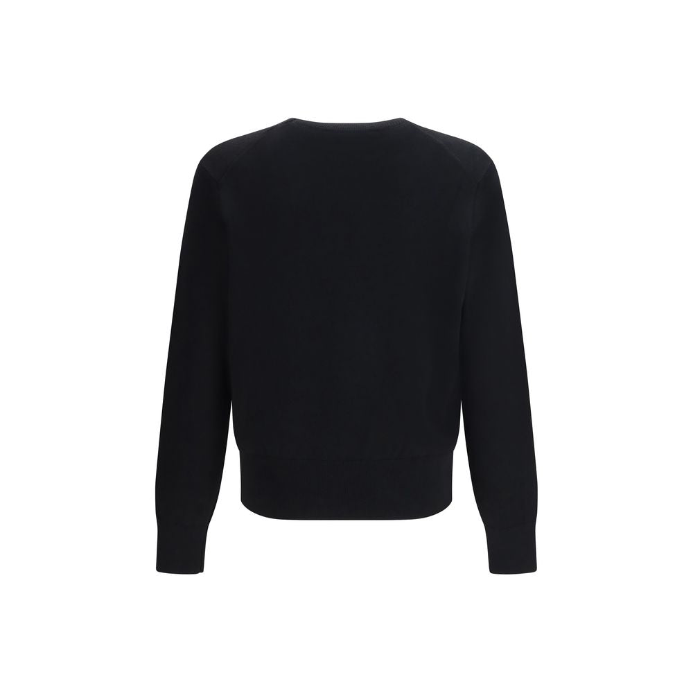 Ami Paris Black Cotton Sweatshirt Ami Paris