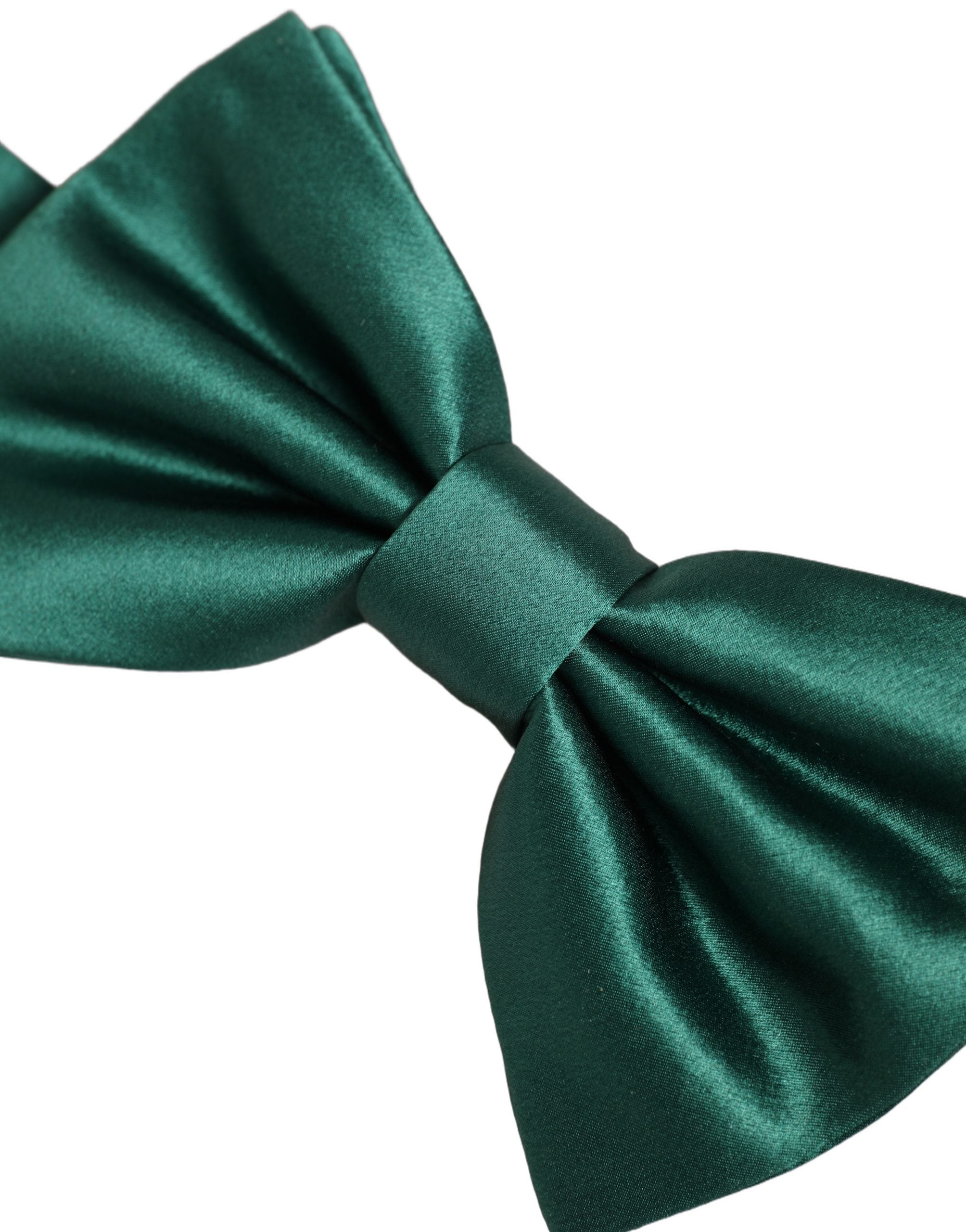 Dolce & Gabbana Men Green 100% Silk Adjustable Neck Papillon Bow Tie Dolce & Gabbana