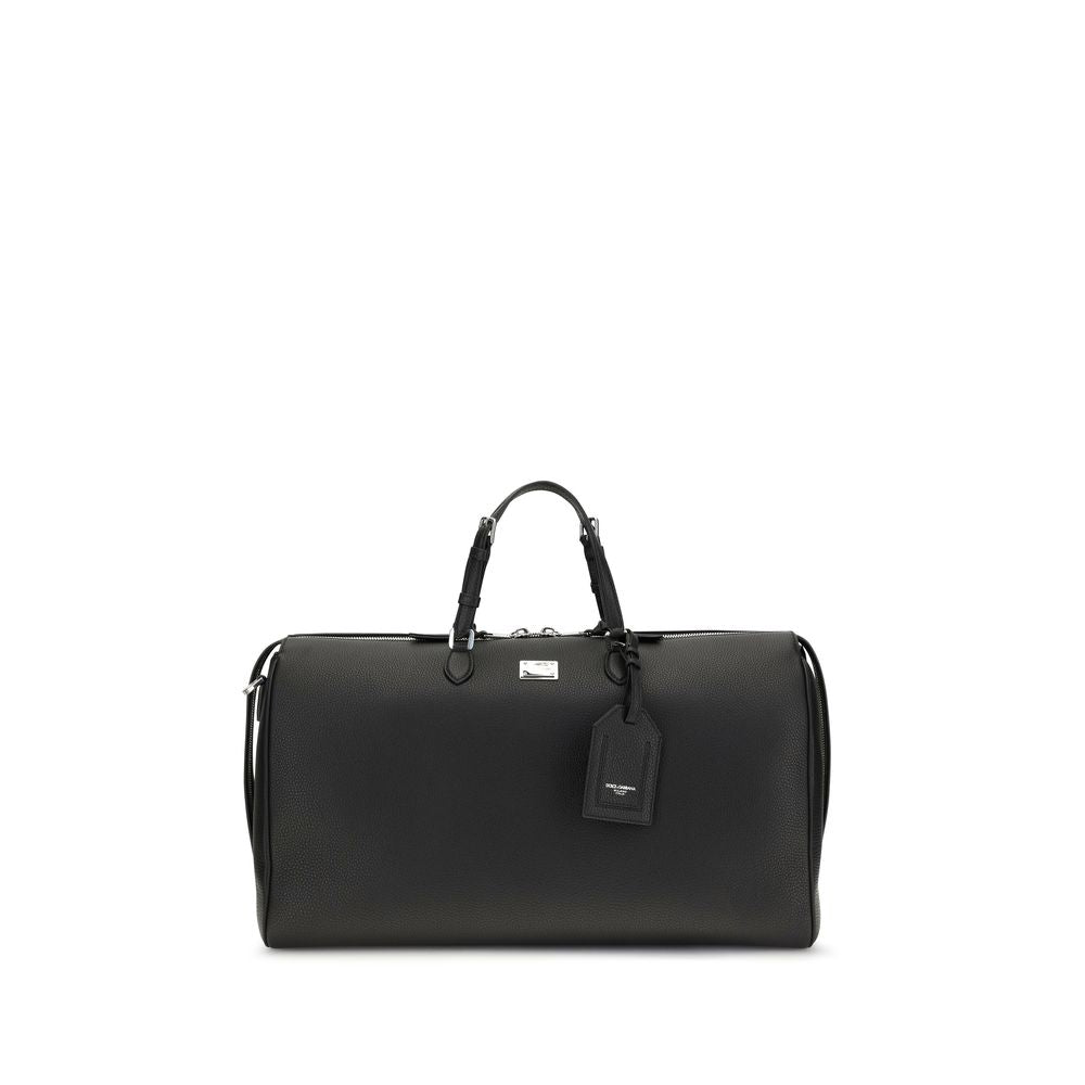 Dolce & Gabbana Black Calf Leather Bos Taurus Luggage And Travel Dolce & Gabbana