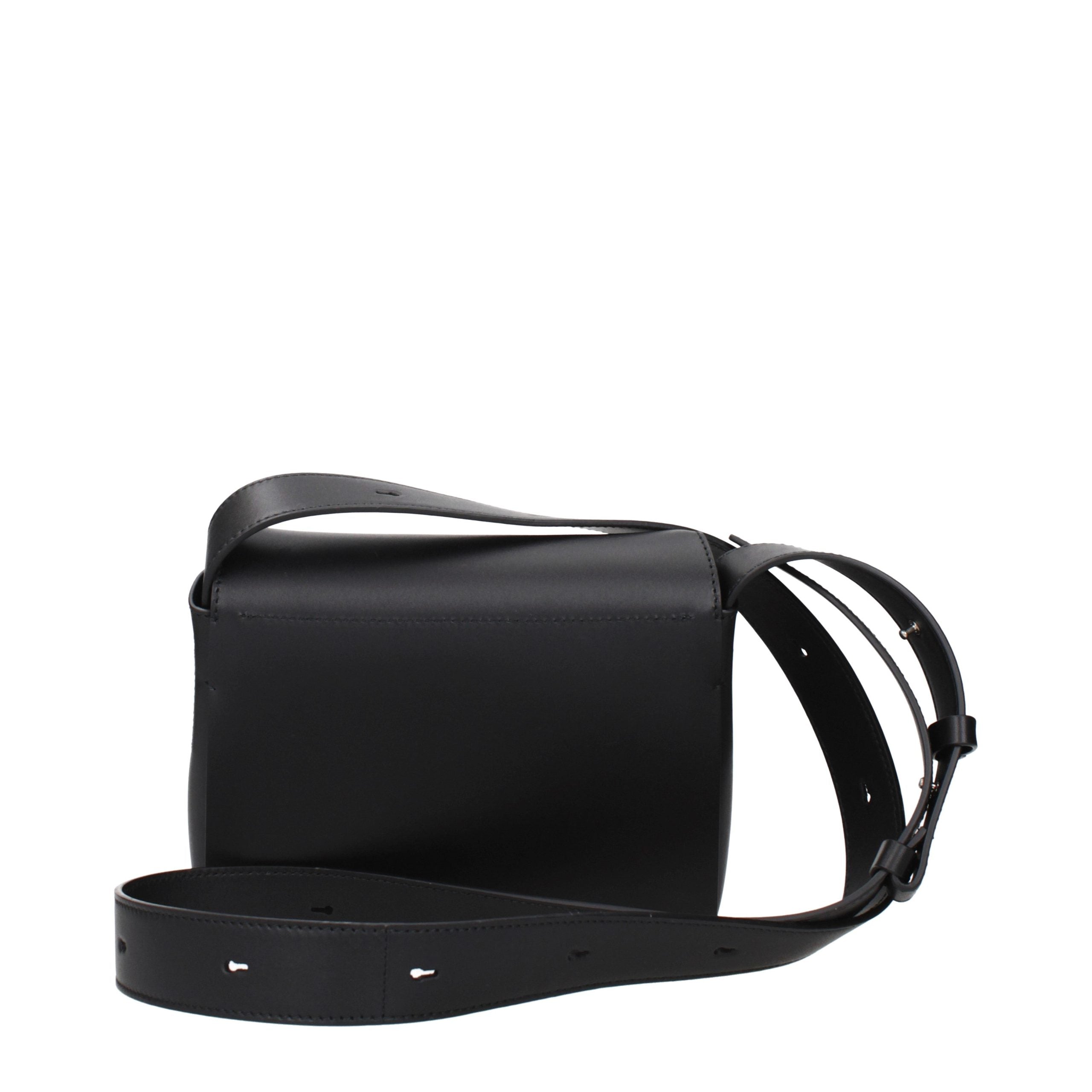 Jil Sander Black Leather Crossbody Bag Jil Sander