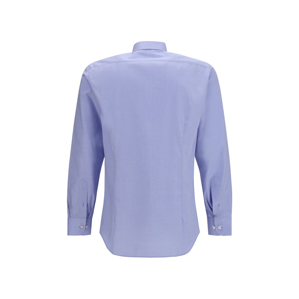 Etro Blue Cotton Dress Shirt Etro