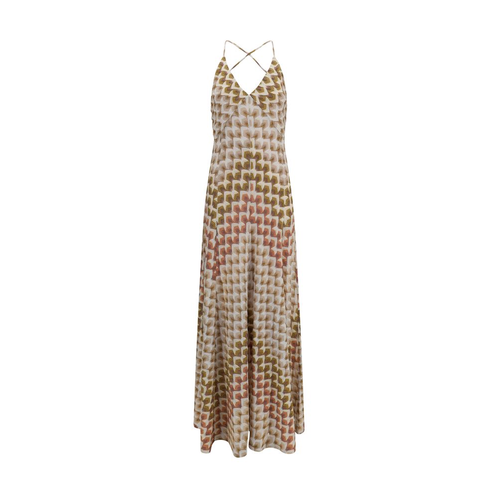 Missoni Multicolor Viscose Long Dress Missoni
