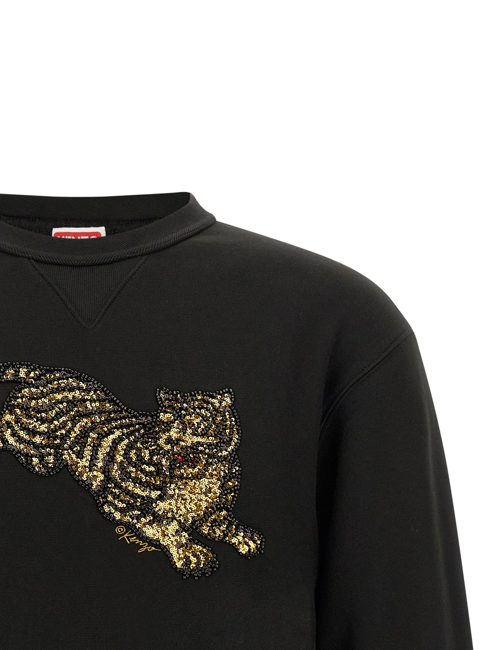Kenzo Black Cotton Sweatshirt Kenzo