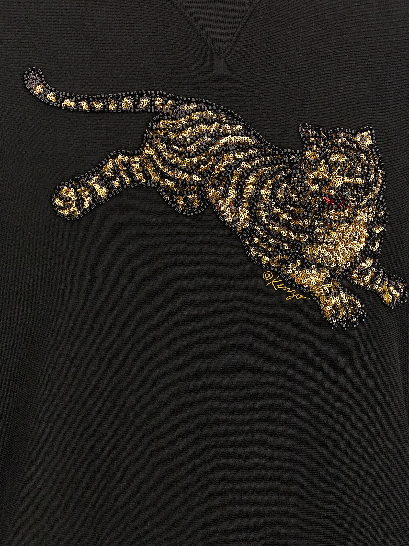 Kenzo Black Cotton Sweatshirt Kenzo