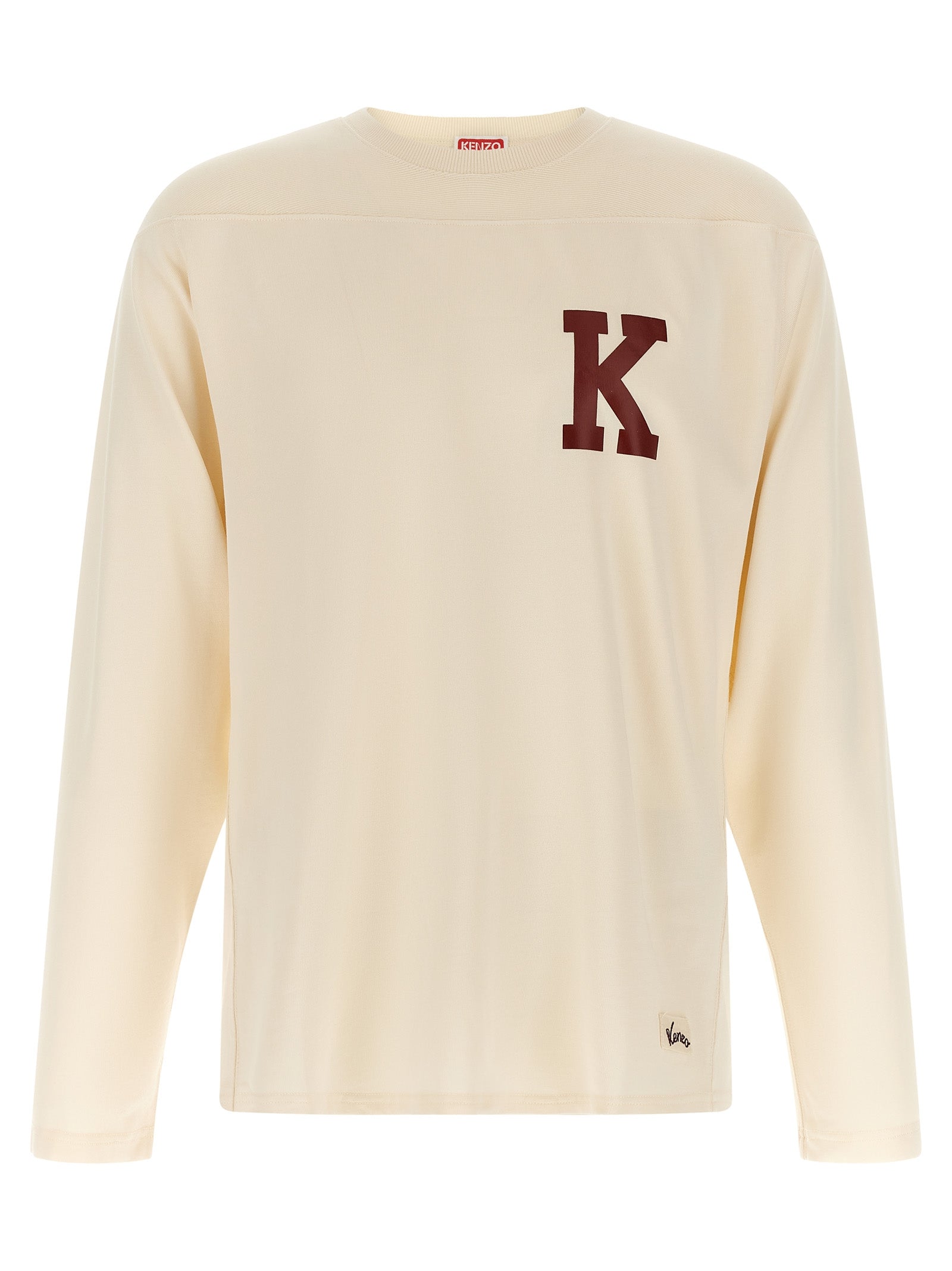 Kenzo Beige Viscose T-Shirt Kenzo