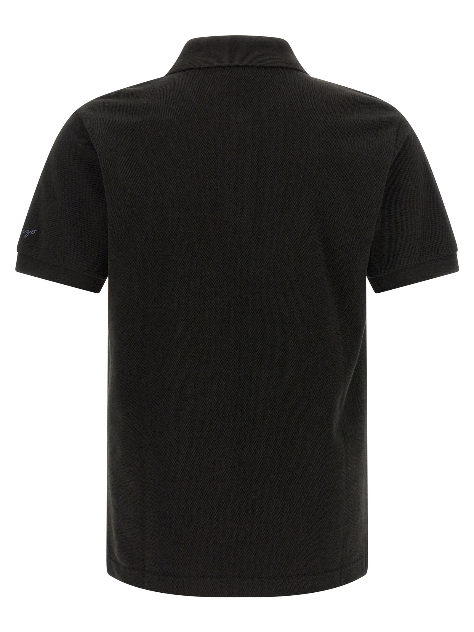 Kenzo Black Cotton Polo Shirt Kenzo